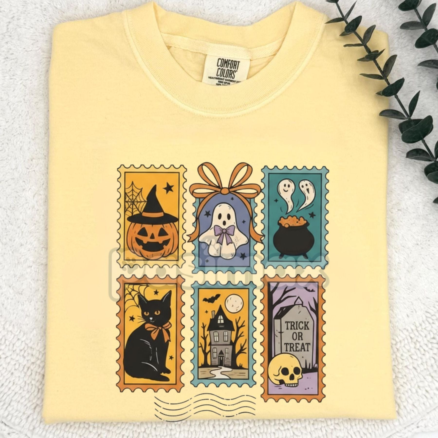 Halloween Cute Ghost Pumpkin Cat Shirt – Retro Ghost Tee, Spooky Cute Fall Outfit, Vintage Halloween Cat Shirt