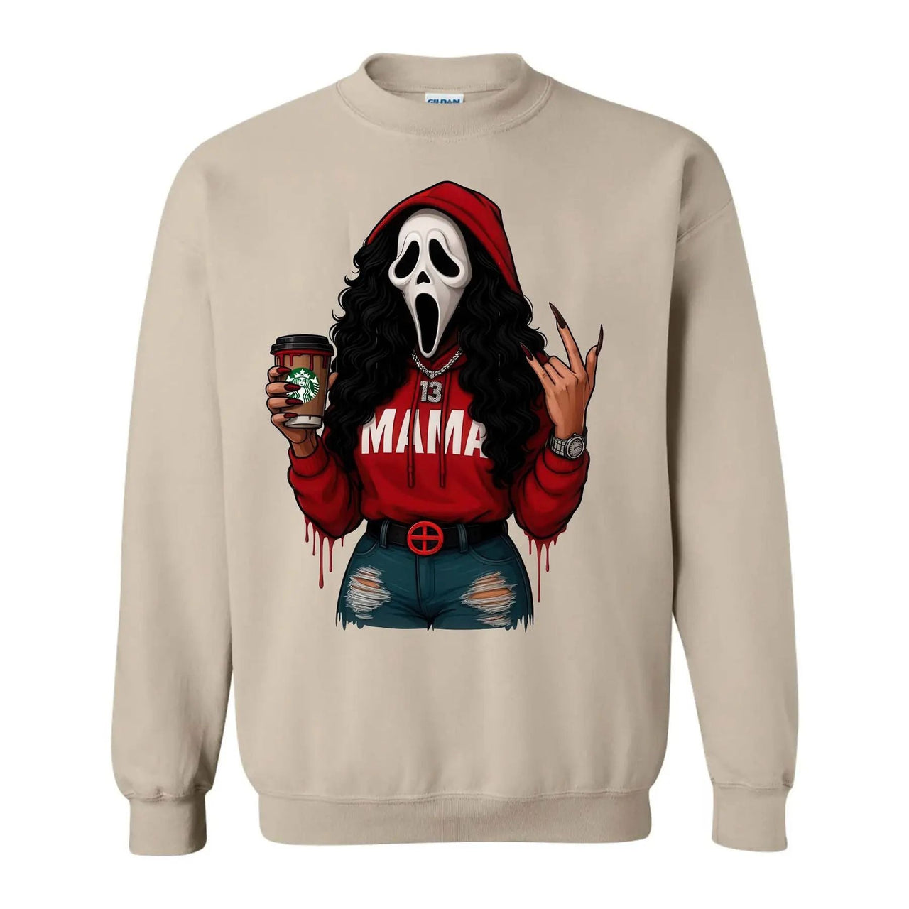 Halloween Spooky Mama Sweatshirt – Cool & Funny Mom Gift