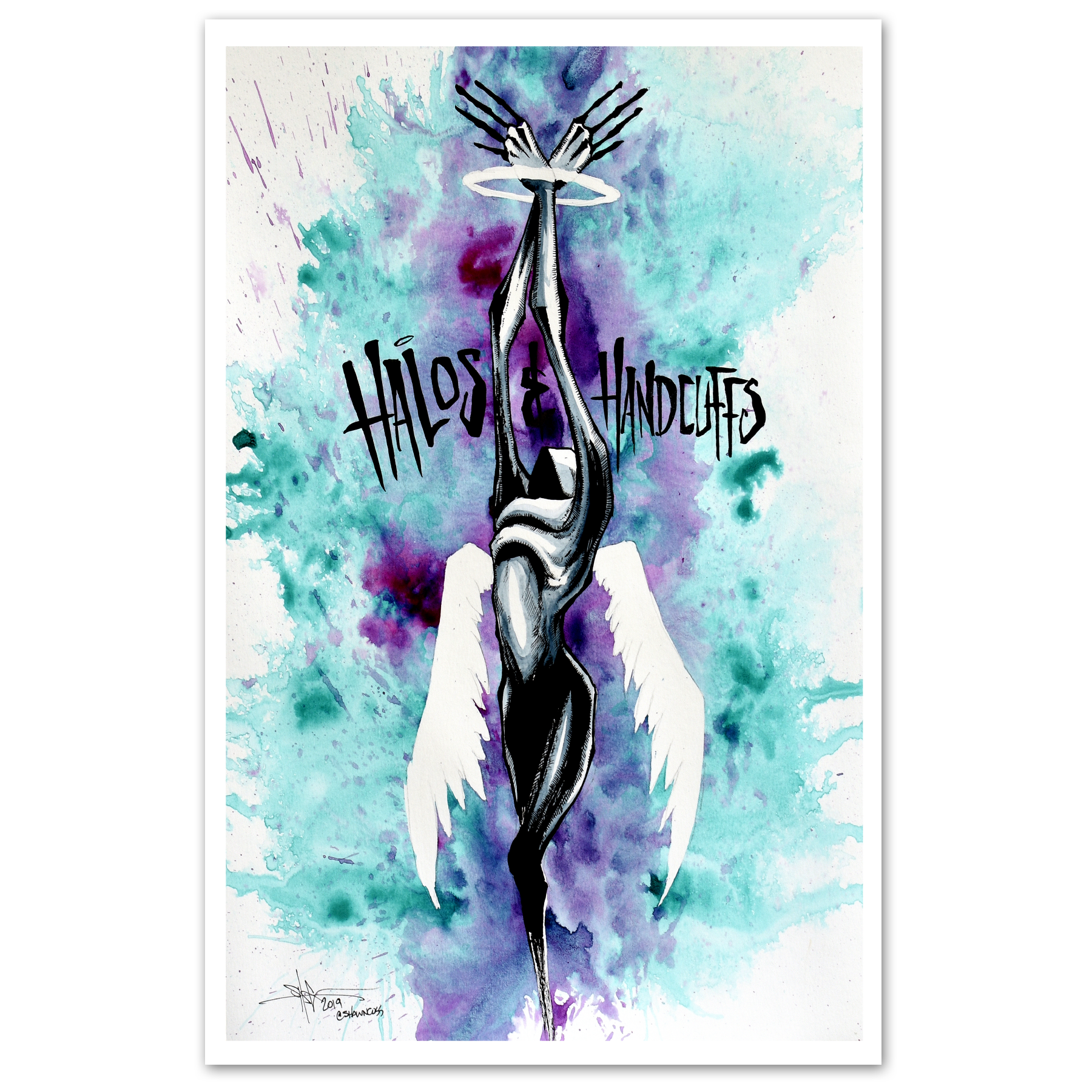 Halos and Handcuffs Print