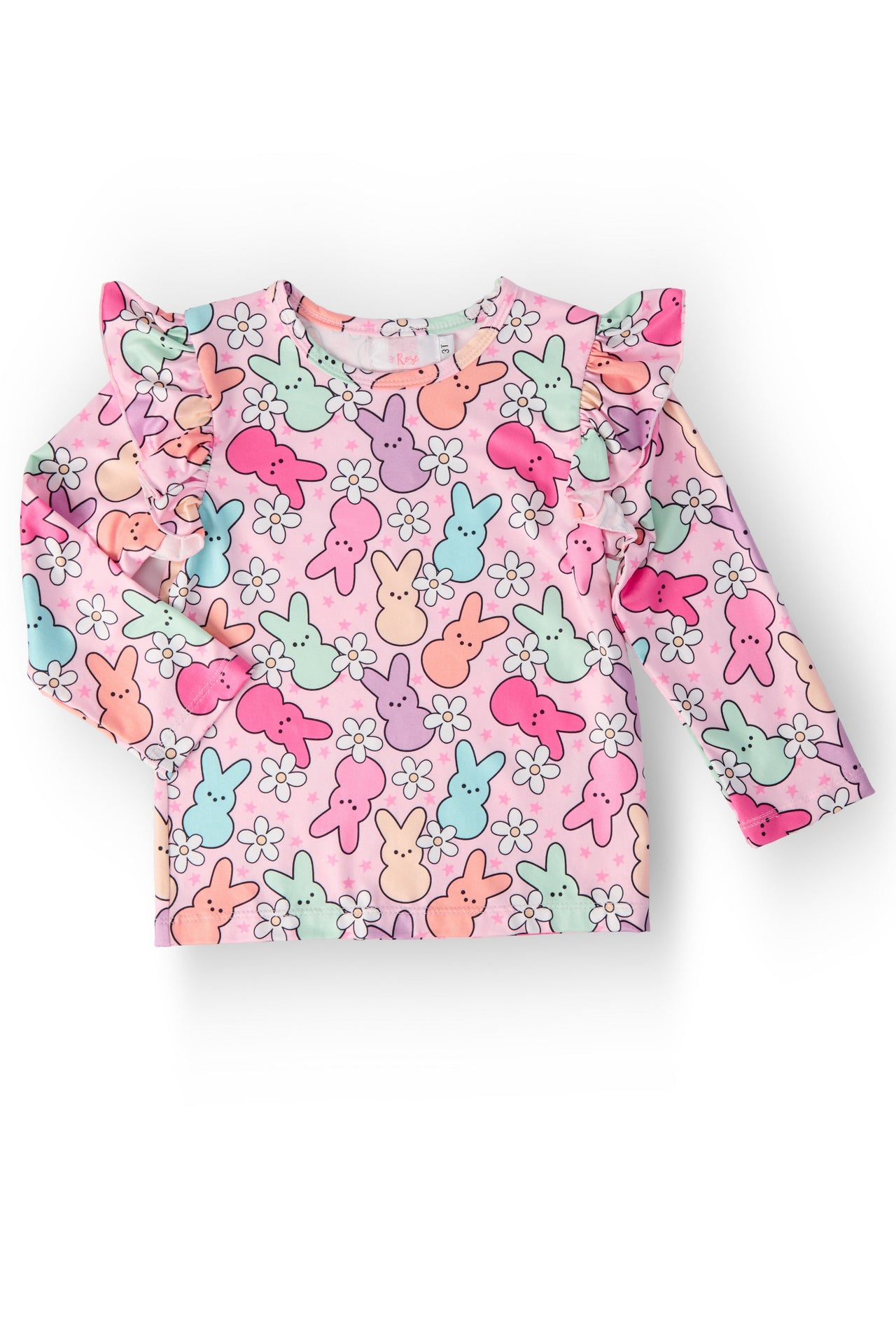 Hangin with My Peeps L/S Ruffle Tee