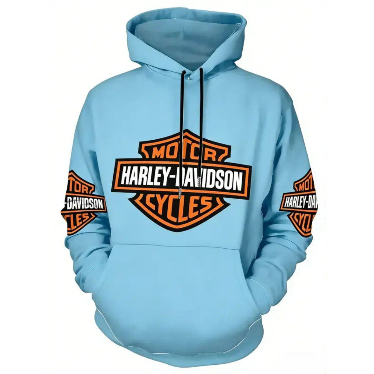 Harley-Davidson Vintage Logo Hoodie – Hardcore Motorcycle Culture Pullover, Retro Biker Aesthetic Streetwear, Unisex