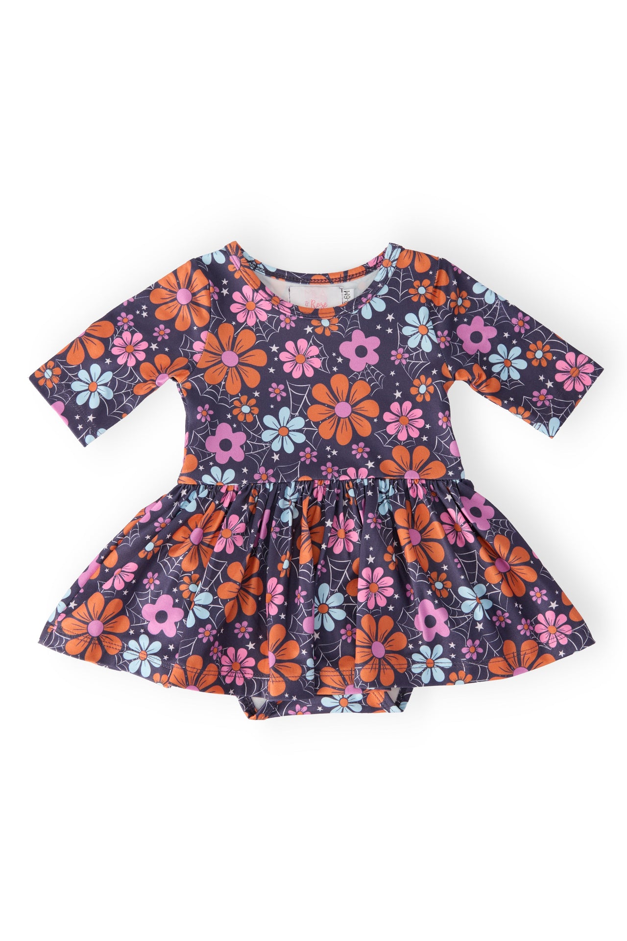 Haunted Garden 3/4 Sleeve Twirl Bodysuit