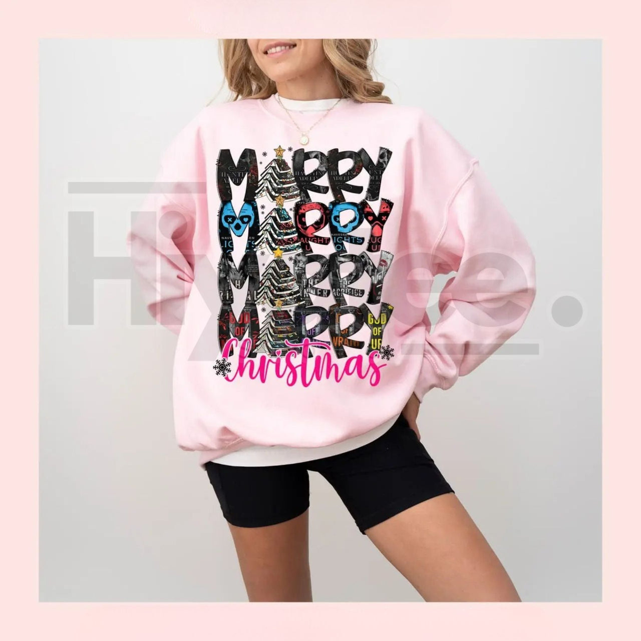Haunting Adeline Morally Grey Christmas Sweatshirt