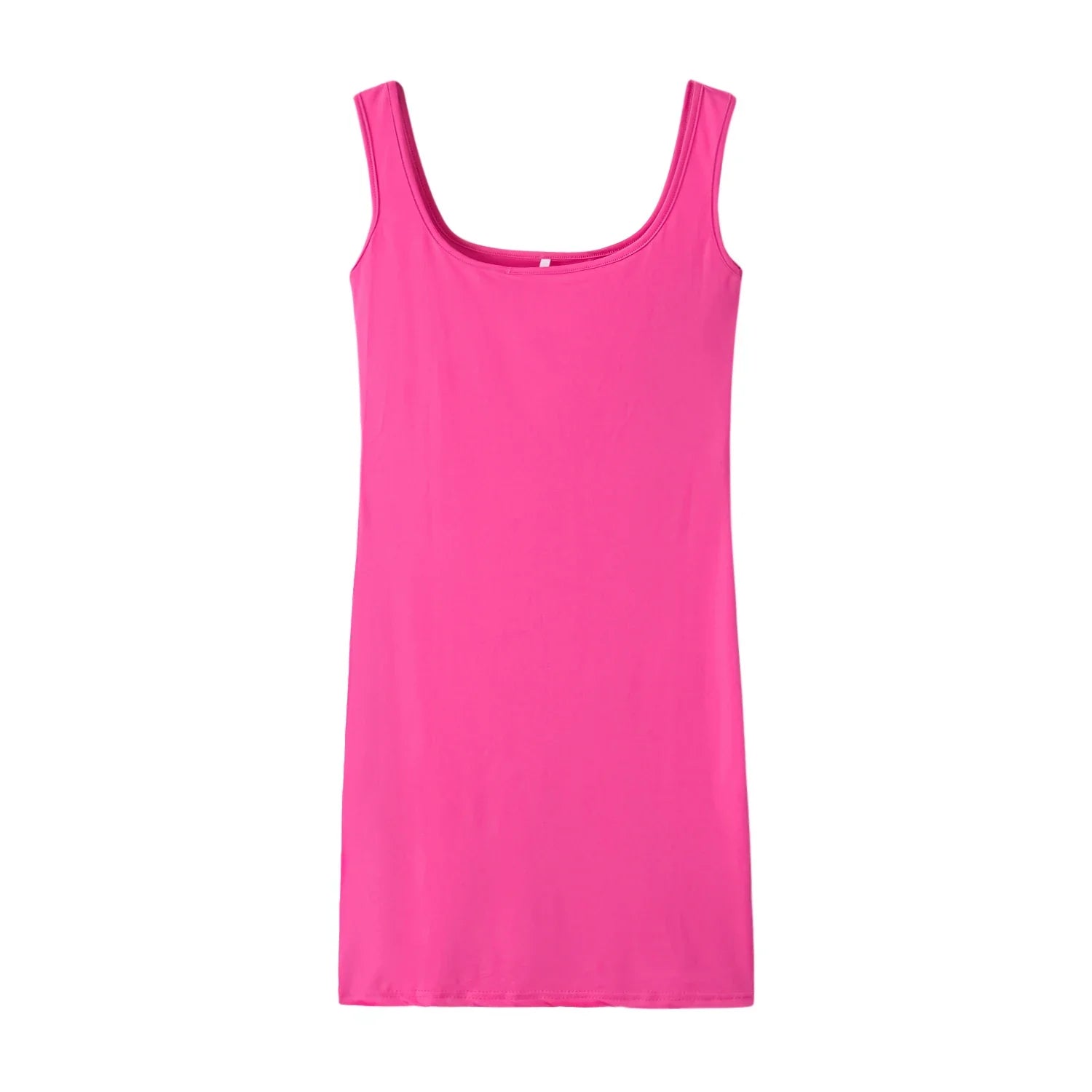 2023 Summer New Women's Solid Color Strap Casual Dress