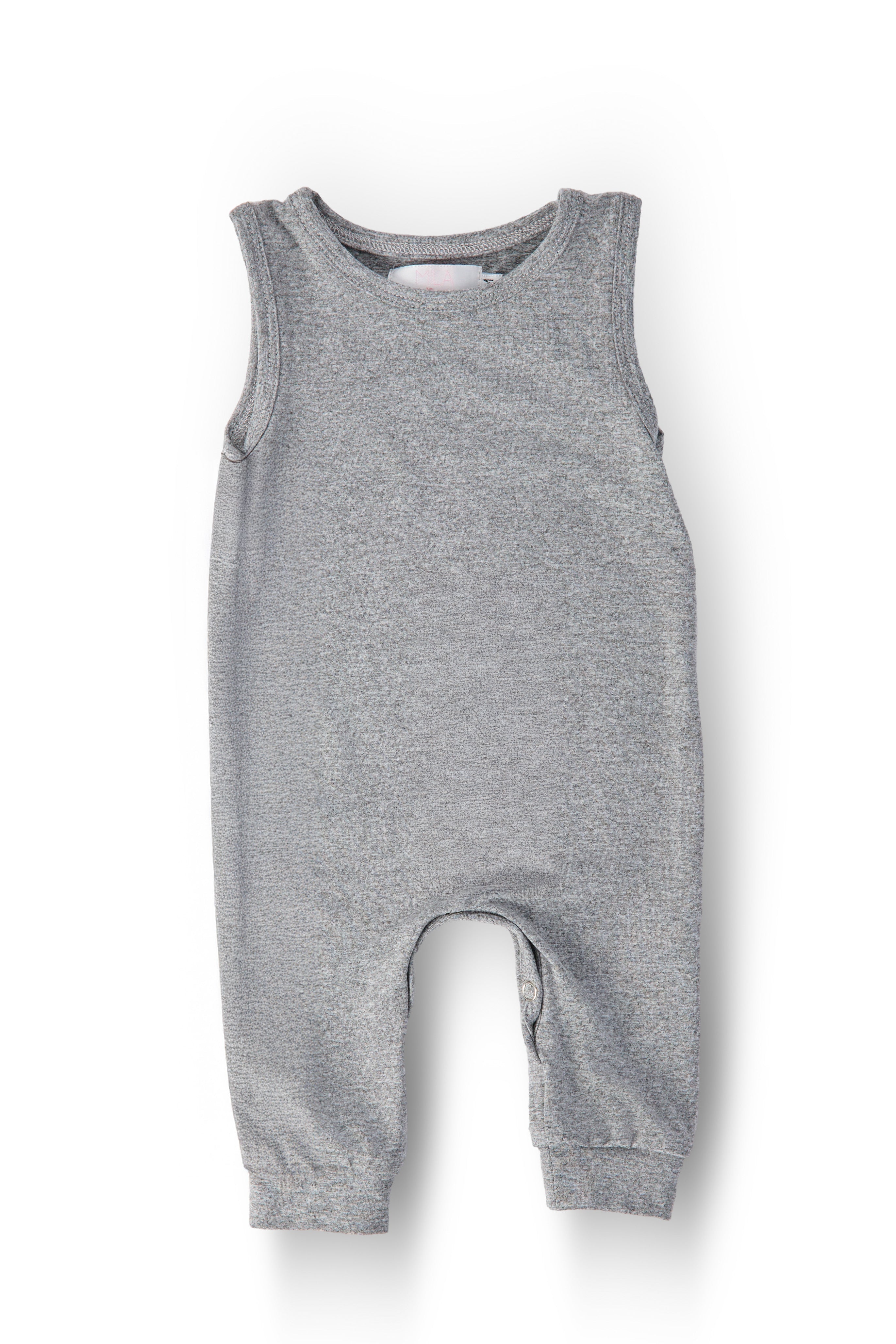 Heather Gray Tank One-Piece Jogger