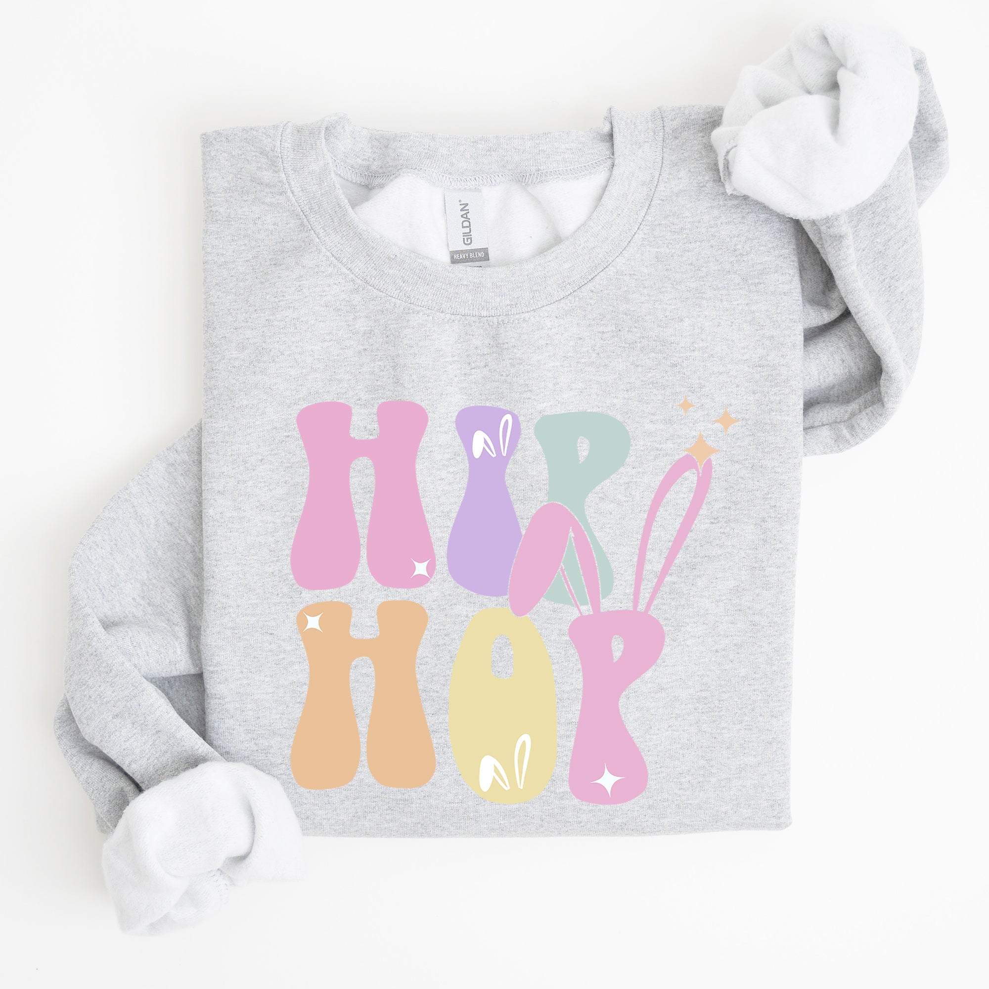 Hip Hop Retro Easter Bunny Rabbit Nostalgic Graphic Print Edition Limited Collection Sweatshirt