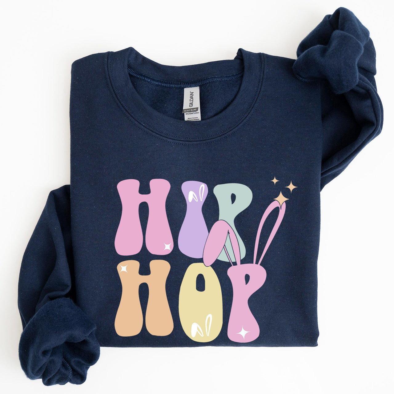 Hip Hop Retro Easter Bunny Rabbit Nostalgic Graphic Print Edition Limited Collection Sweatshirt