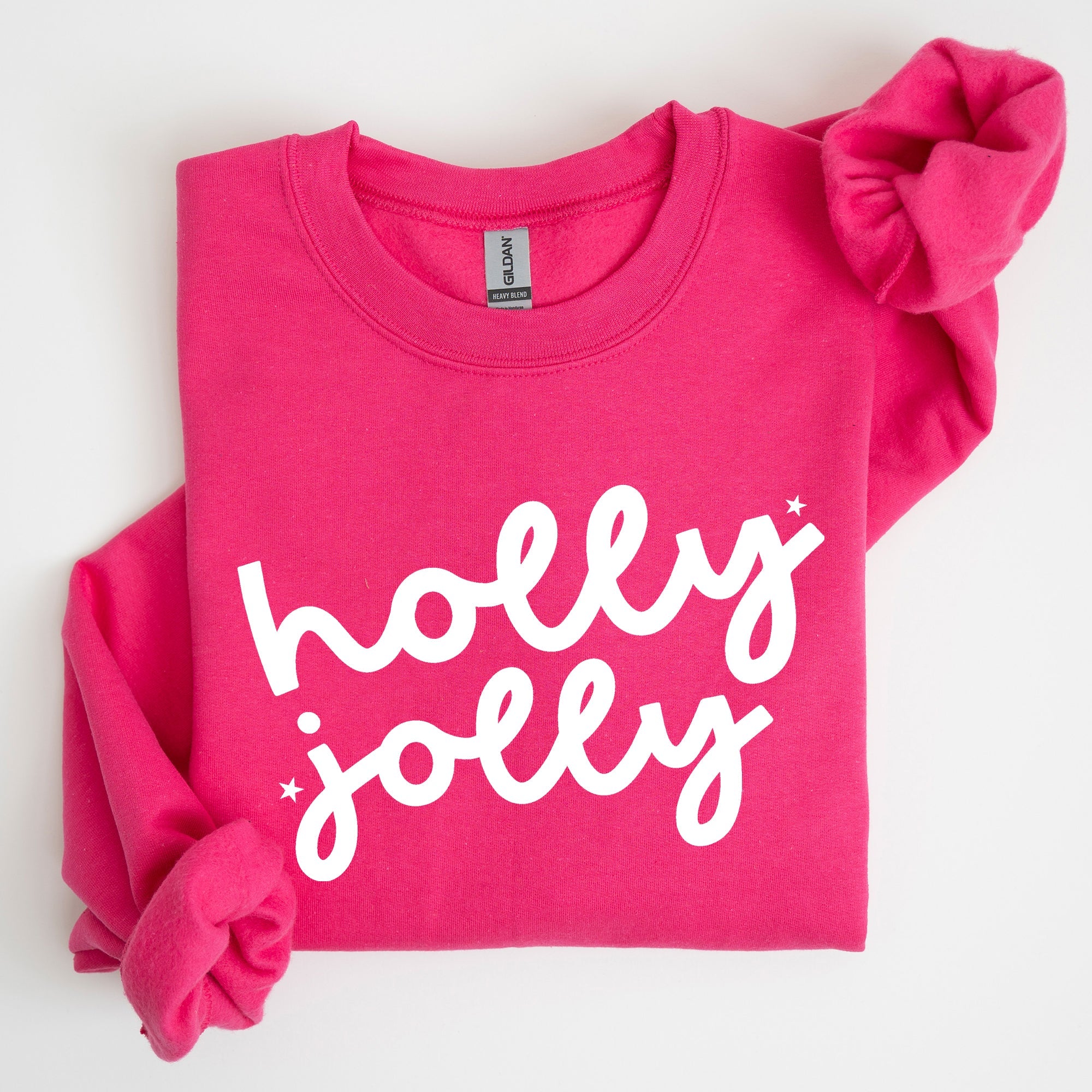 Holly Jolly Retro Christmas Classic Winter Santa Xmas Holiday Edition Sweatshirt