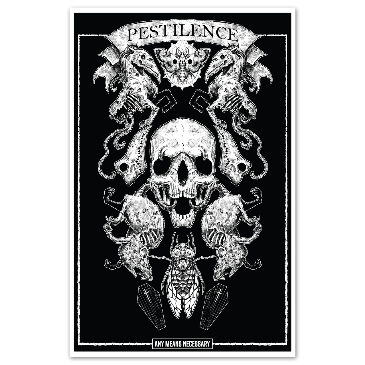 4 Horsemen Pestilence Print