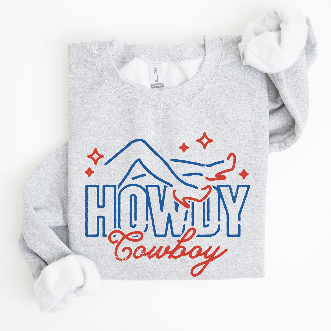 Howdy Cowboy Neon Las Vegas Retro Western Country Icons Neon Nights Edition Sweatshirt