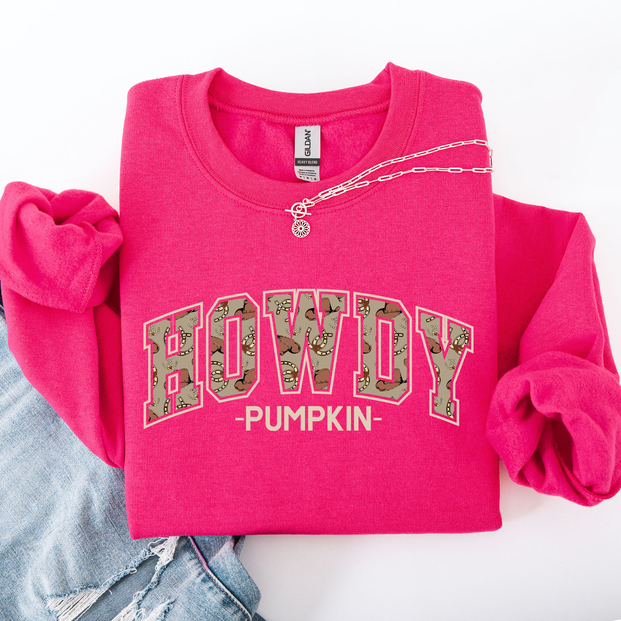 Howdy Pumpkin Varsity Collegiate Autumn Graphic Cozy Vintage For Everyday Layering Comfort Sweatshirt