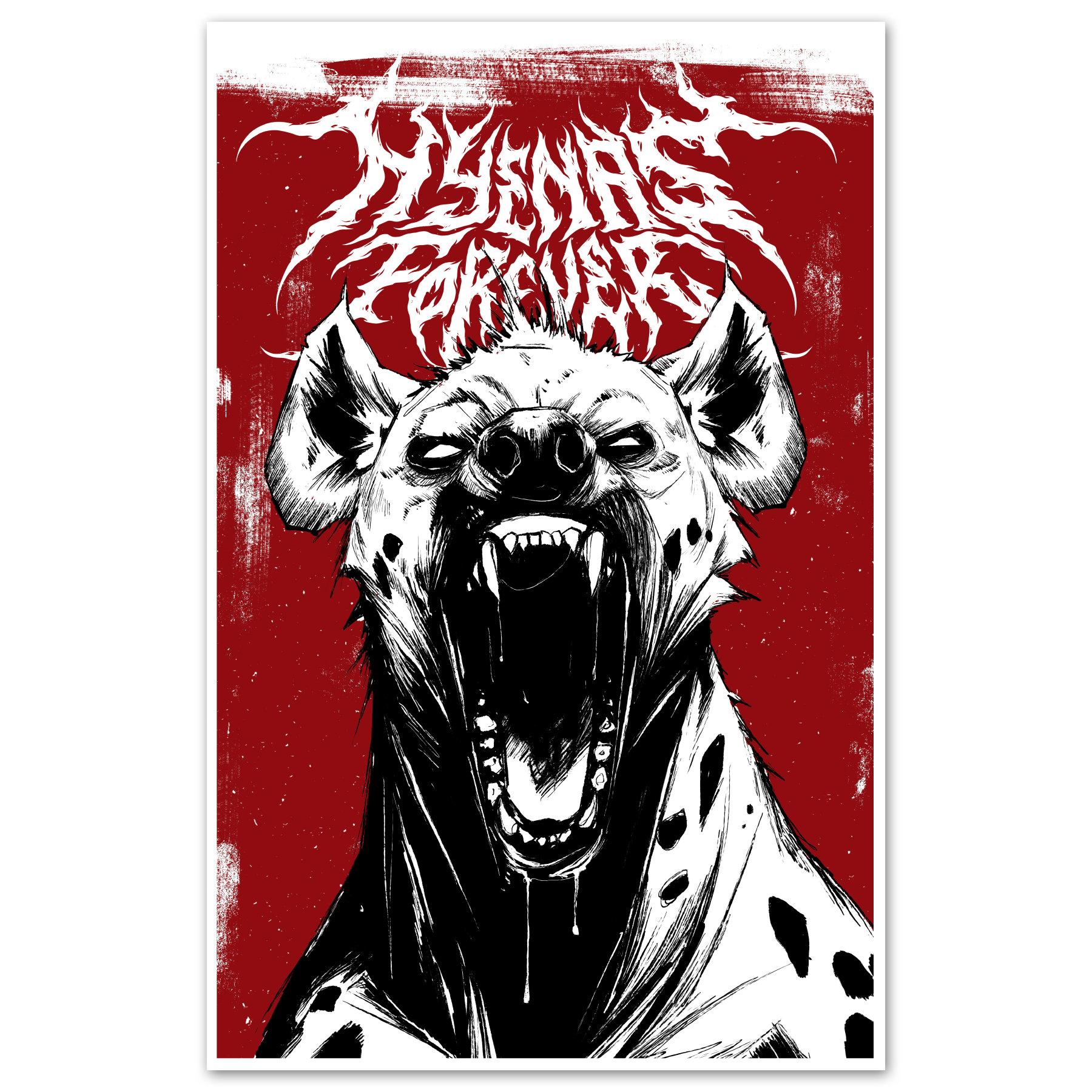 Hyenas Forever Print