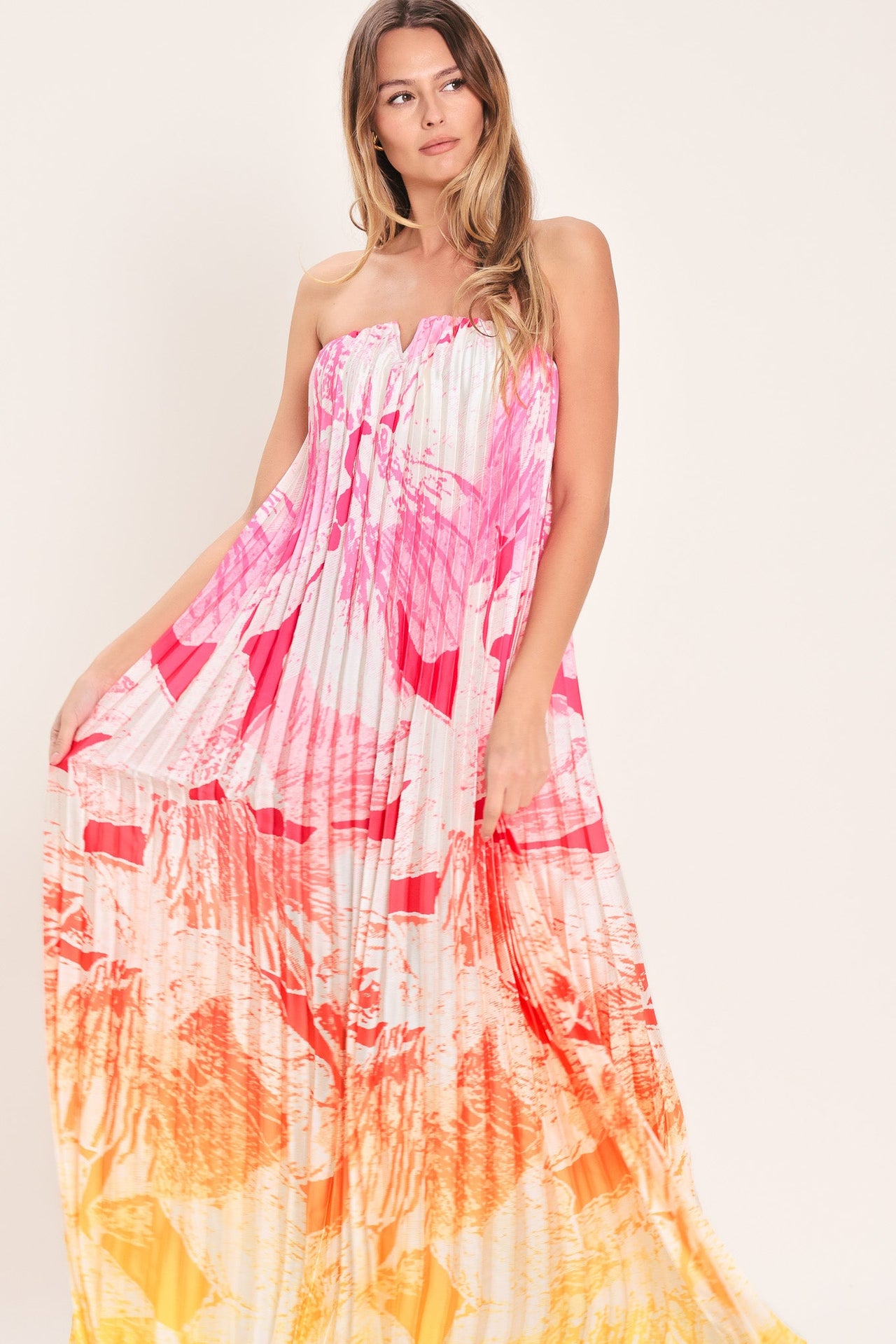 VACAY CRUSH WOVEN MAXI DRESS