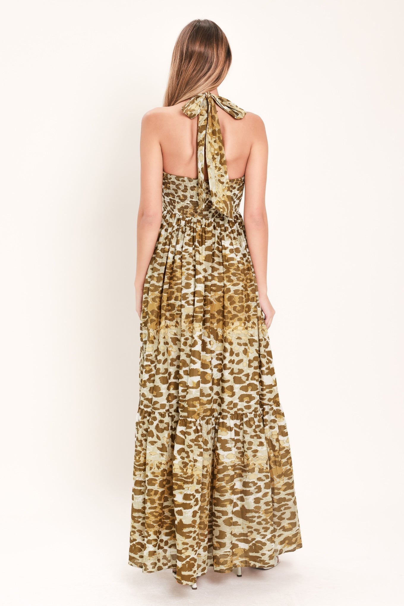 RUN THE WORLD WOVEN MAXI DRESS