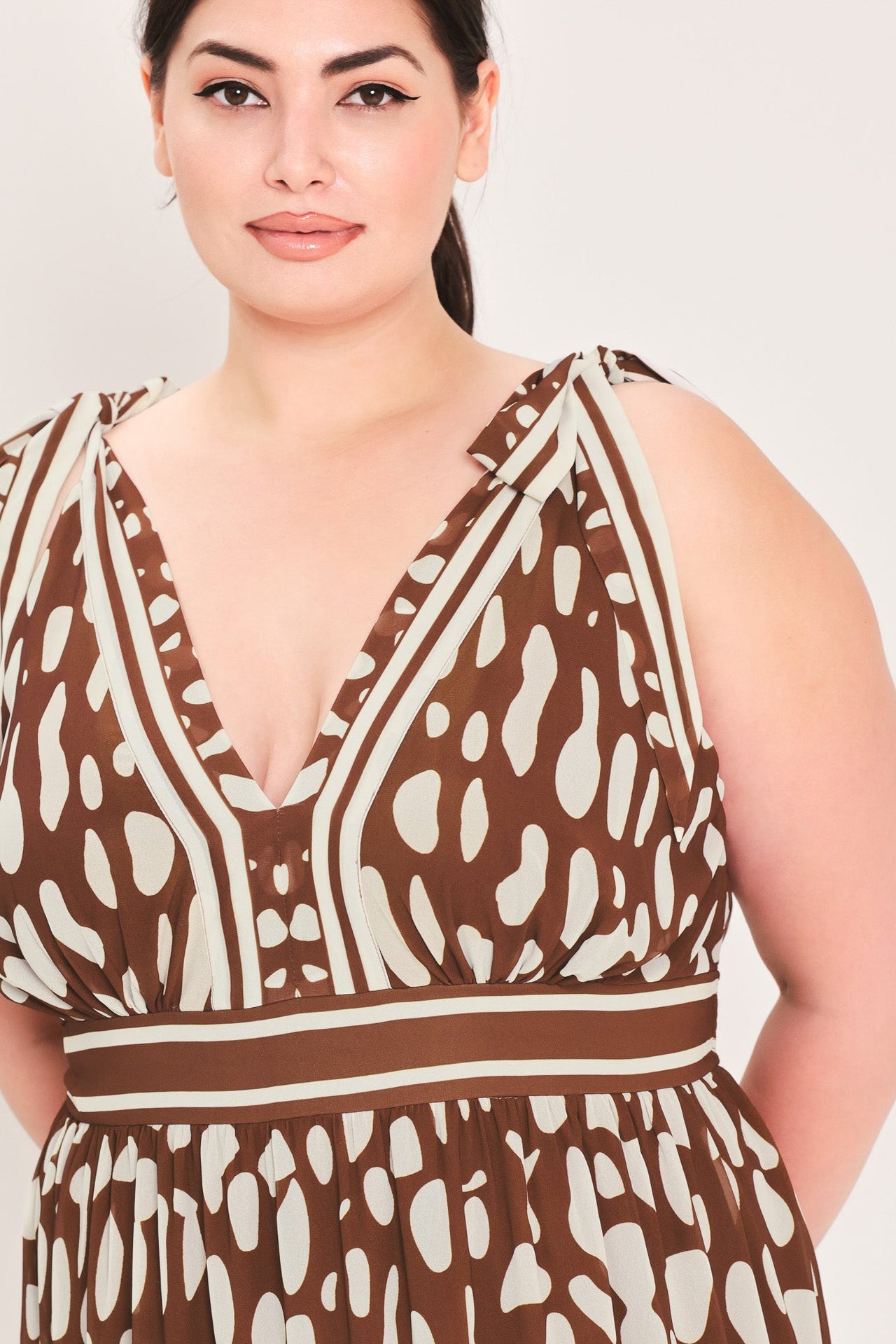 SPICED TERRAIN WOVEN MAXI DRESS