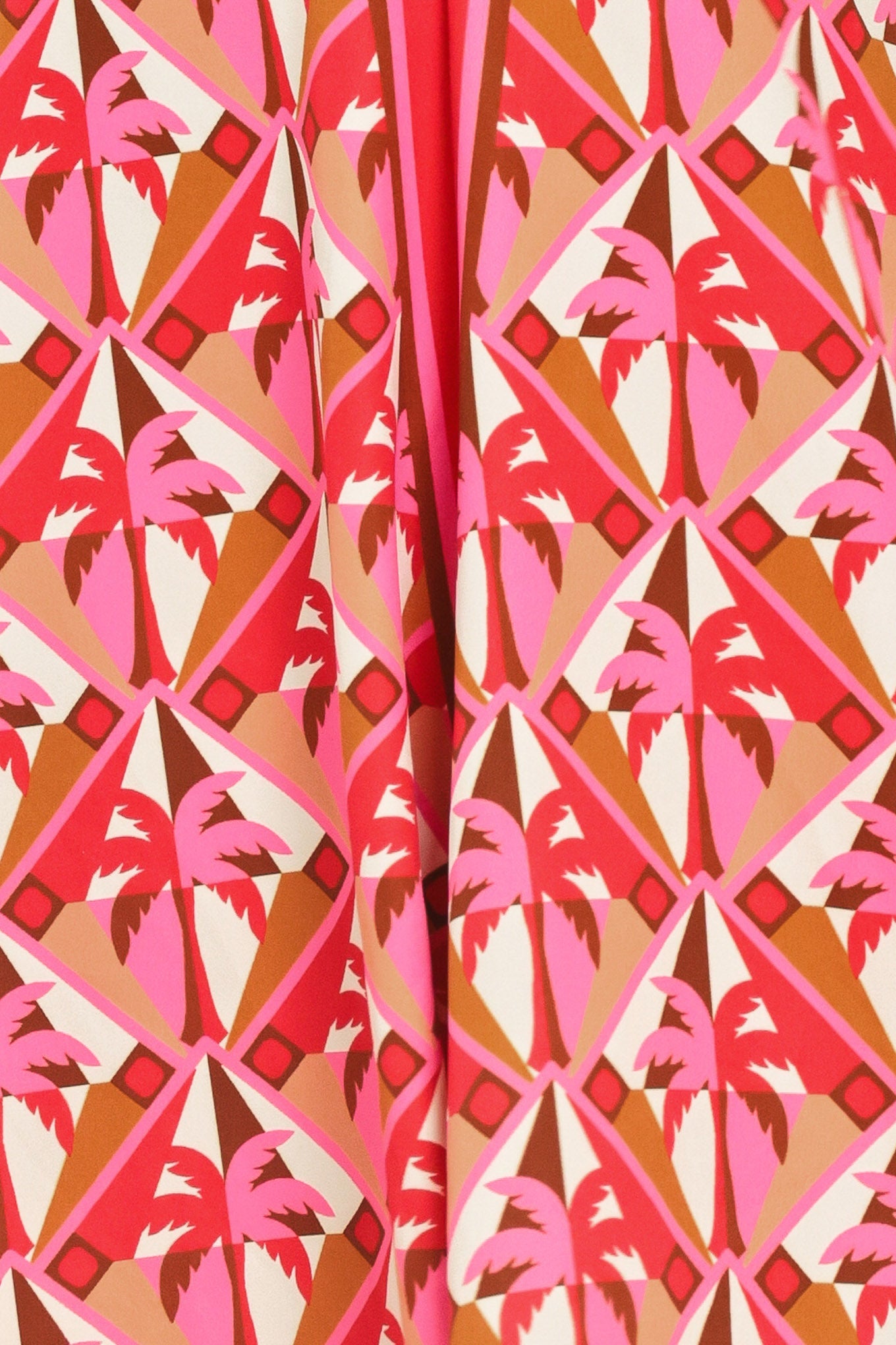 TROPICAL TEMPTATION HALTER WOVEN MIDI DRESS