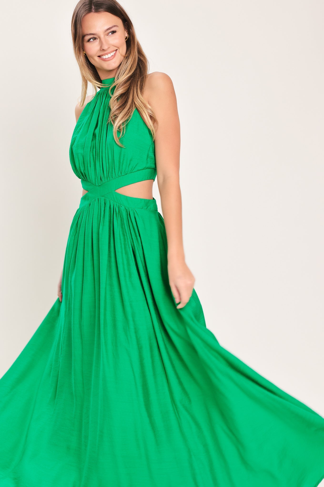 HOT GIRL WOVEN MAXI DRESS