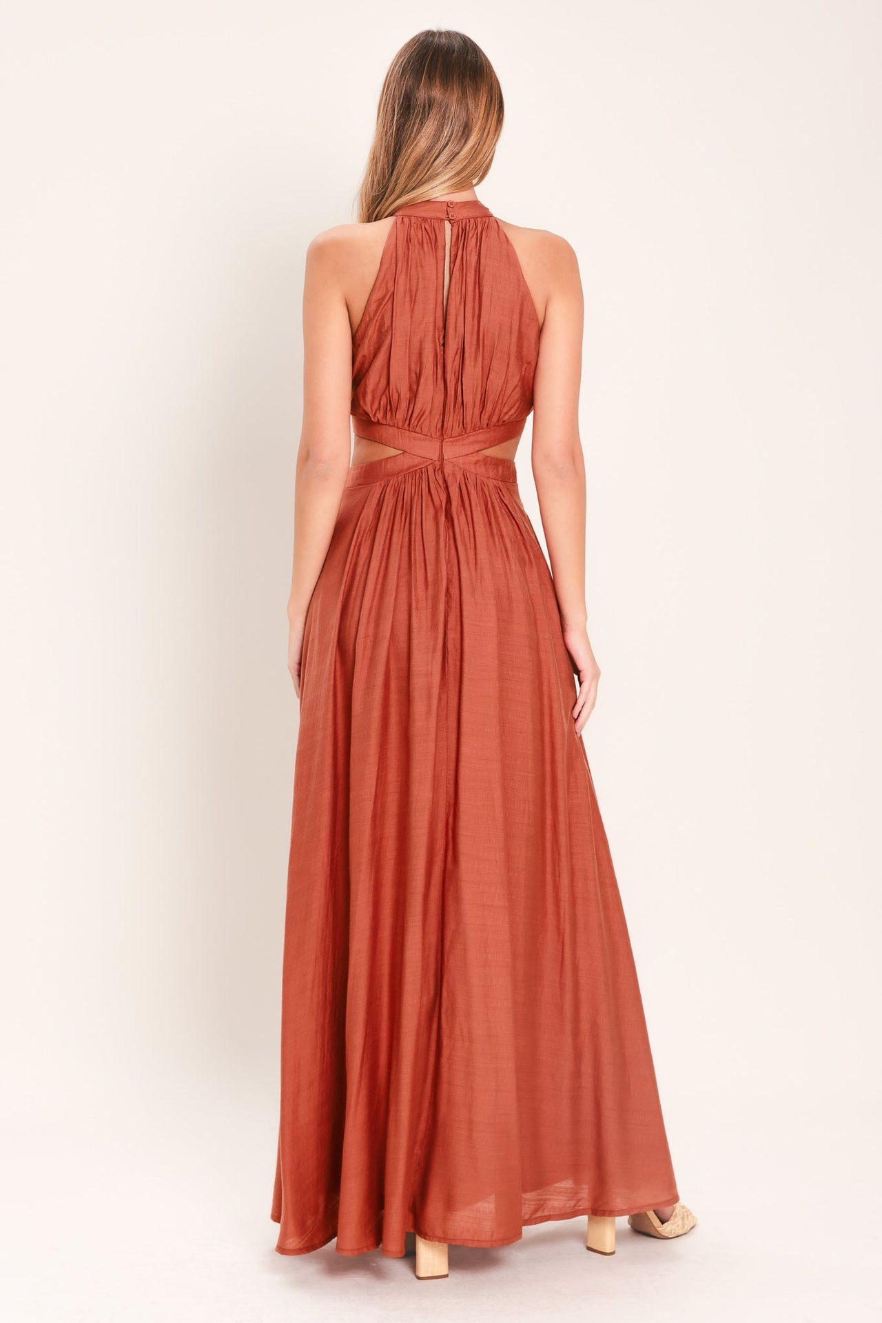 HOT GIRL WOVEN MAXI DRESS