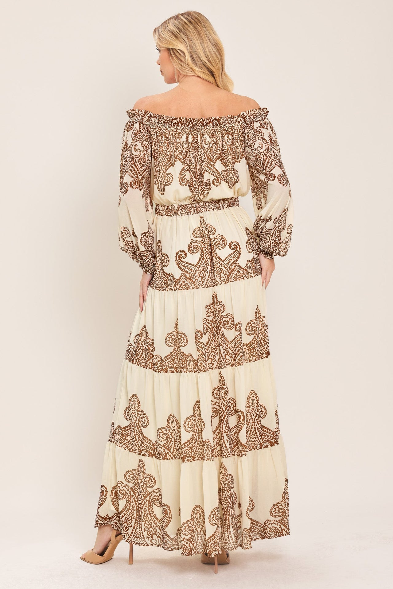 BELLA TERRA WOVEN MAXI DRESS