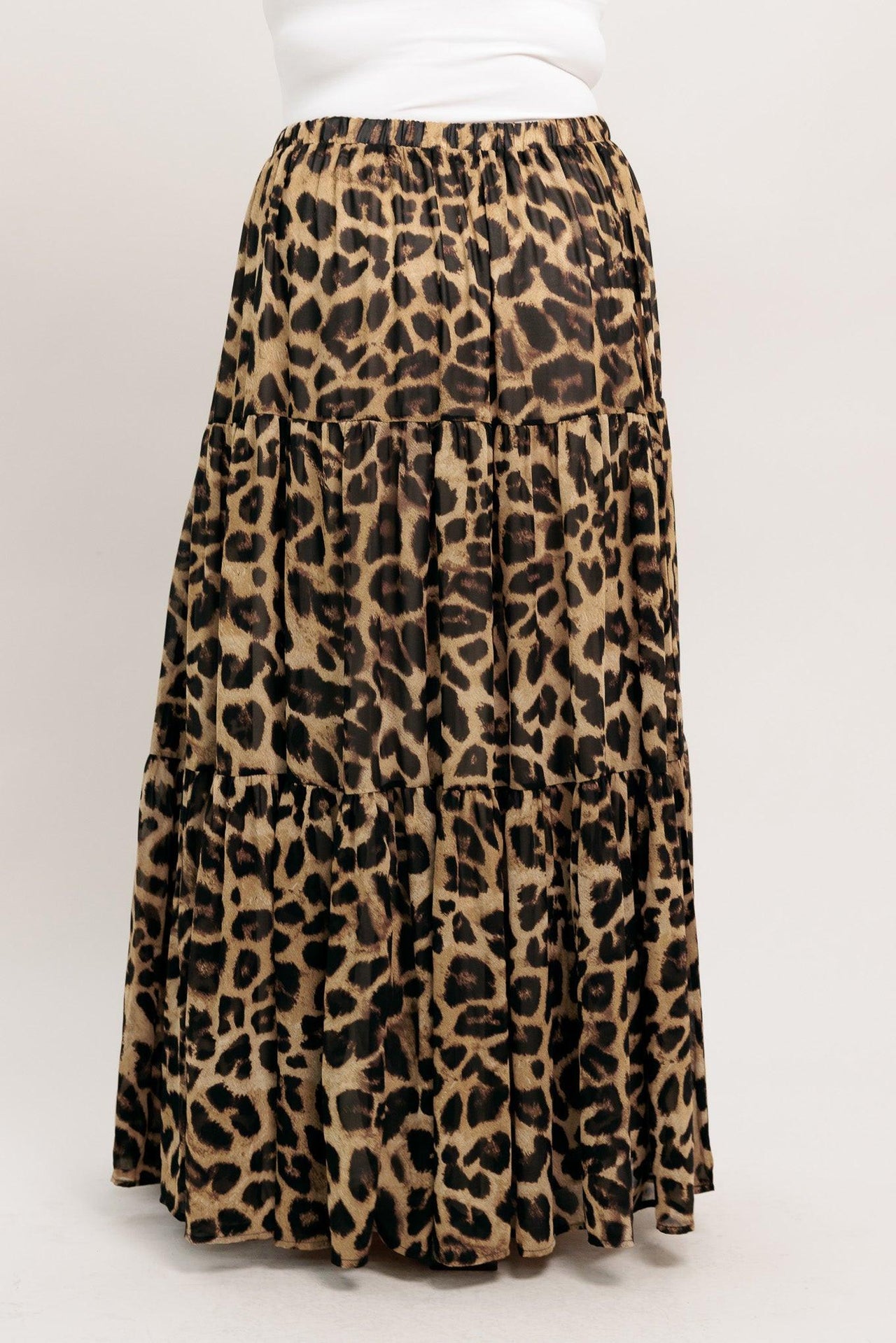 SEASONLESS STYLING WOVEN MAXI SKIRT