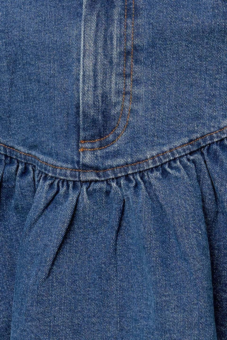 FENICIA INDIGO DENIM MINI SKIRT