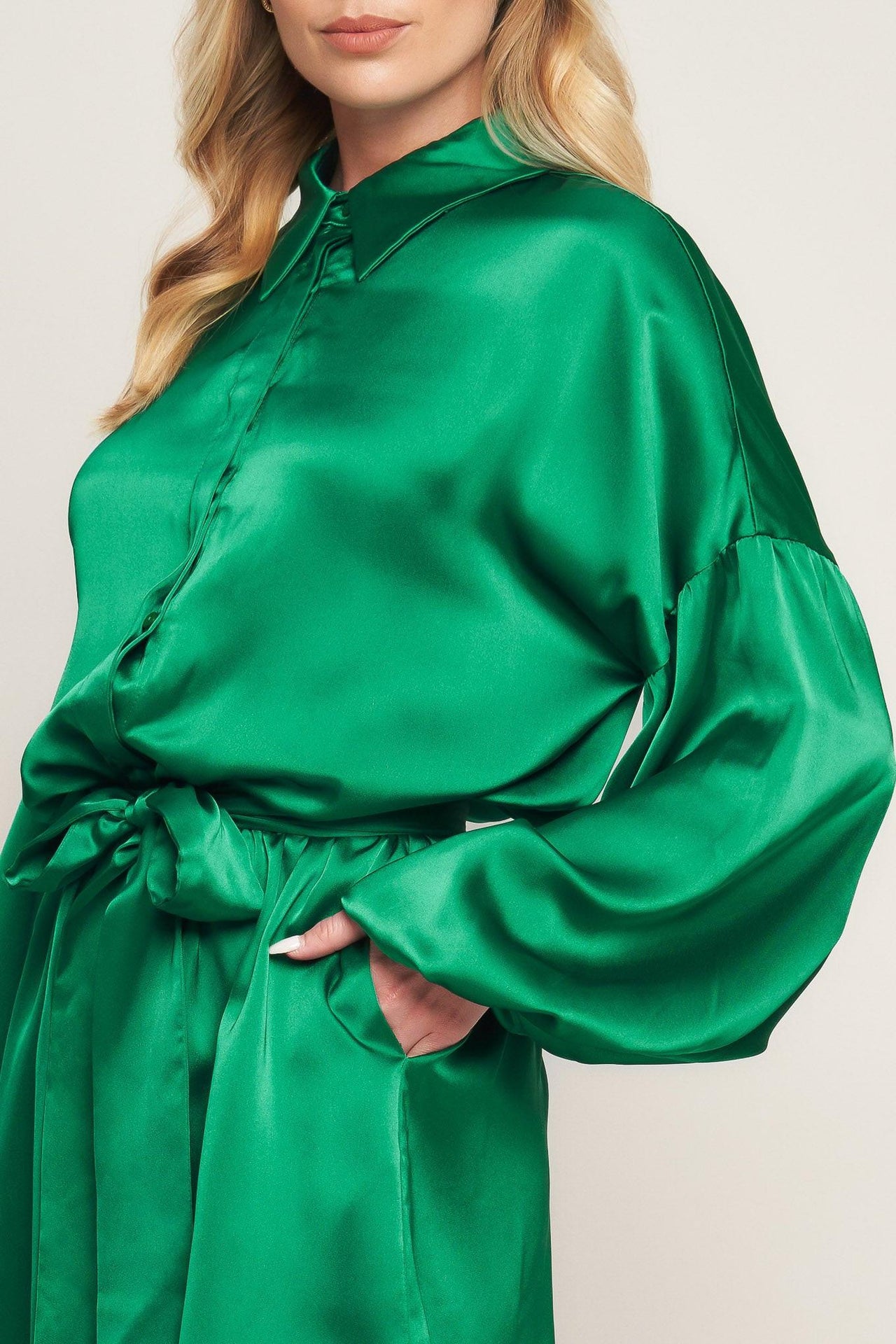 CELEBRATION TIME WOVEN SATIN ROMPER