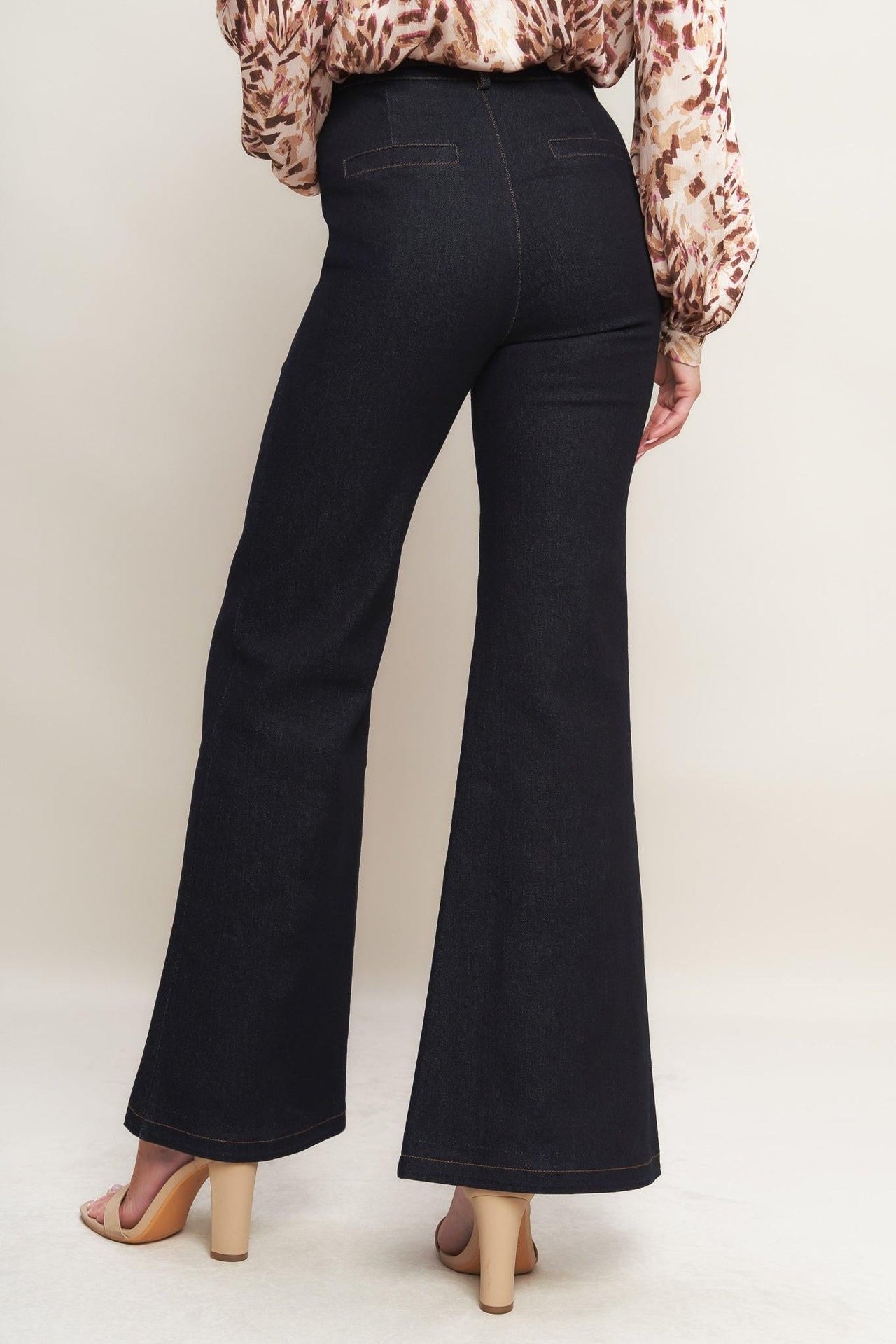 ICONIC FLARE DENIM PANTS