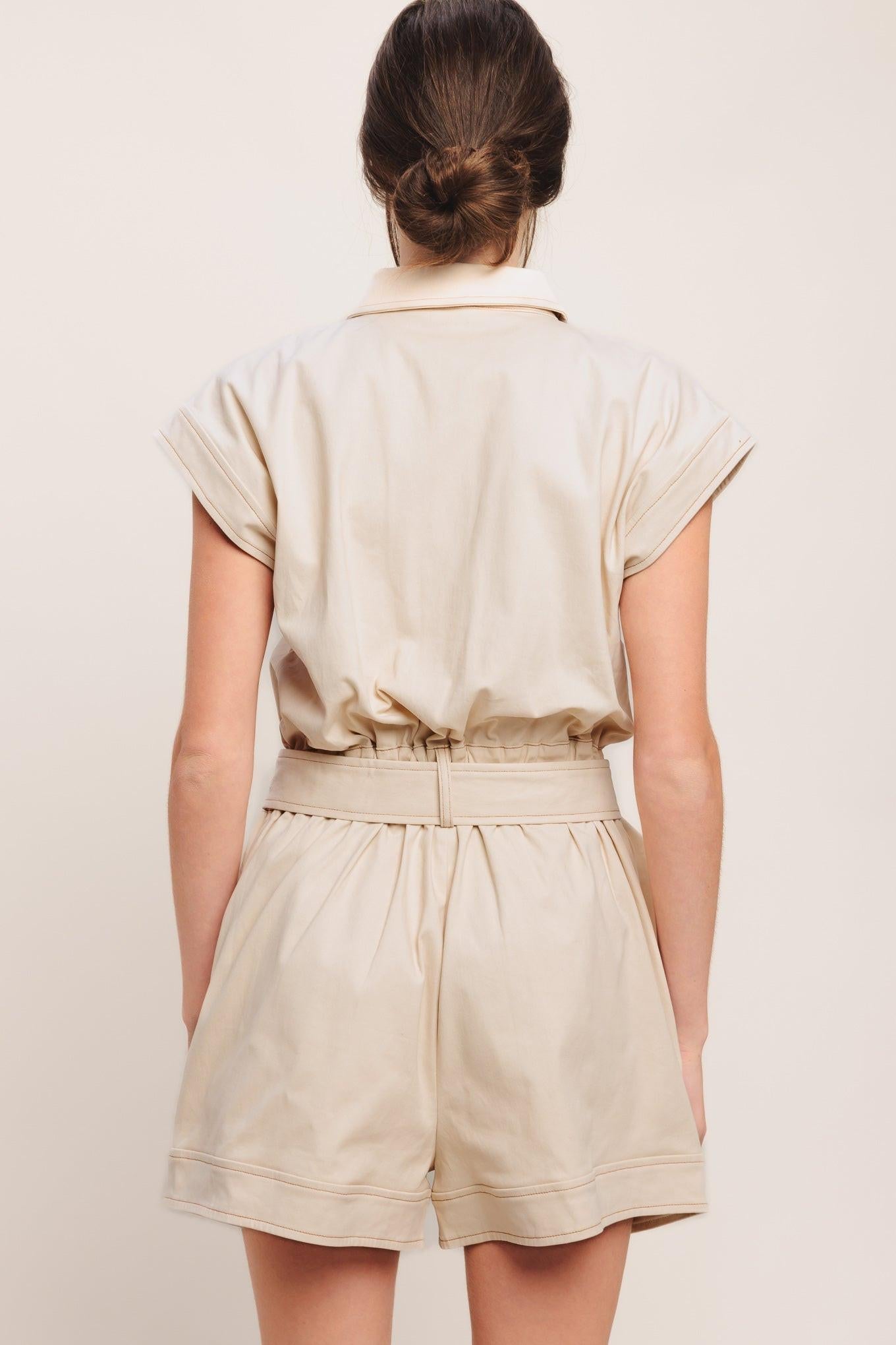 EVERYDAY UTILITY WOVEN ROMPER