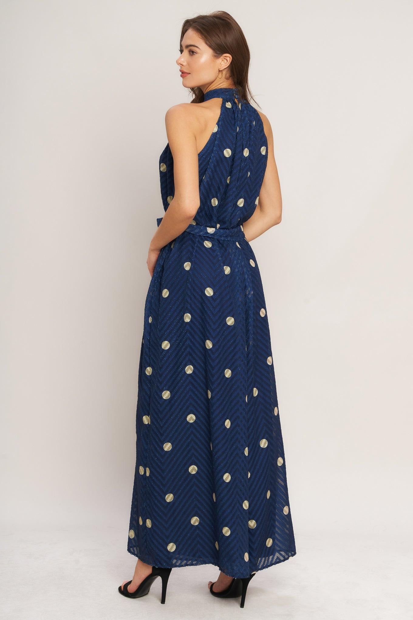 NIGHTFALL MUSE WOVEN JUMPSUIT