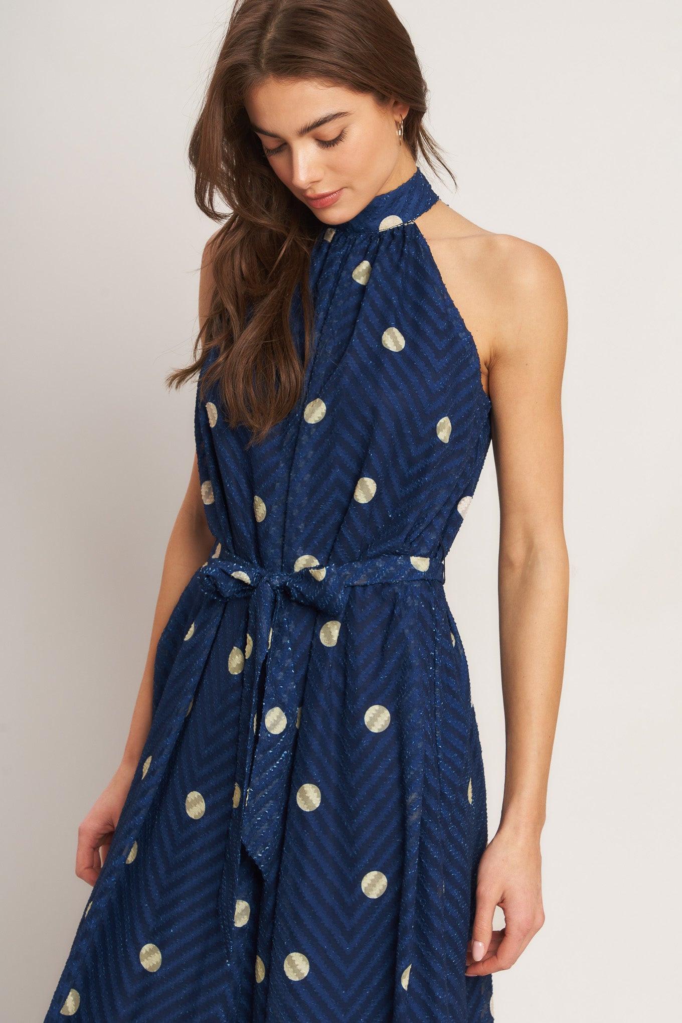 NIGHTFALL MUSE WOVEN JUMPSUIT