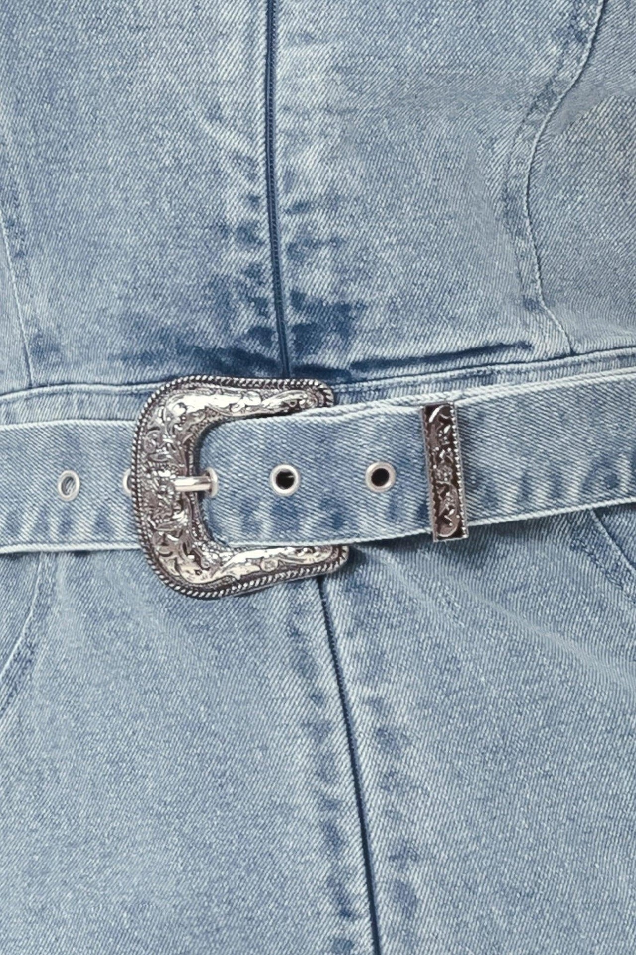 FLARE ICON DENIM JUMPSUIT