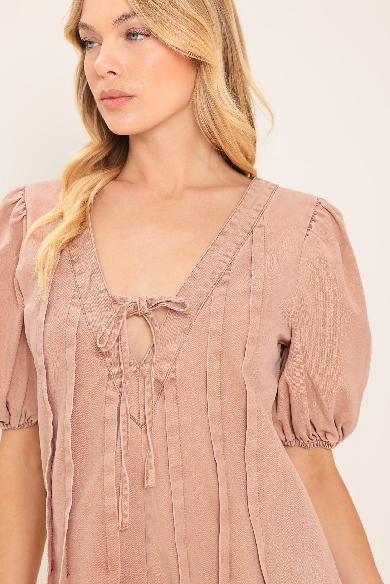ENGLISH COUNTRYSIDE WOVEN ROMPER