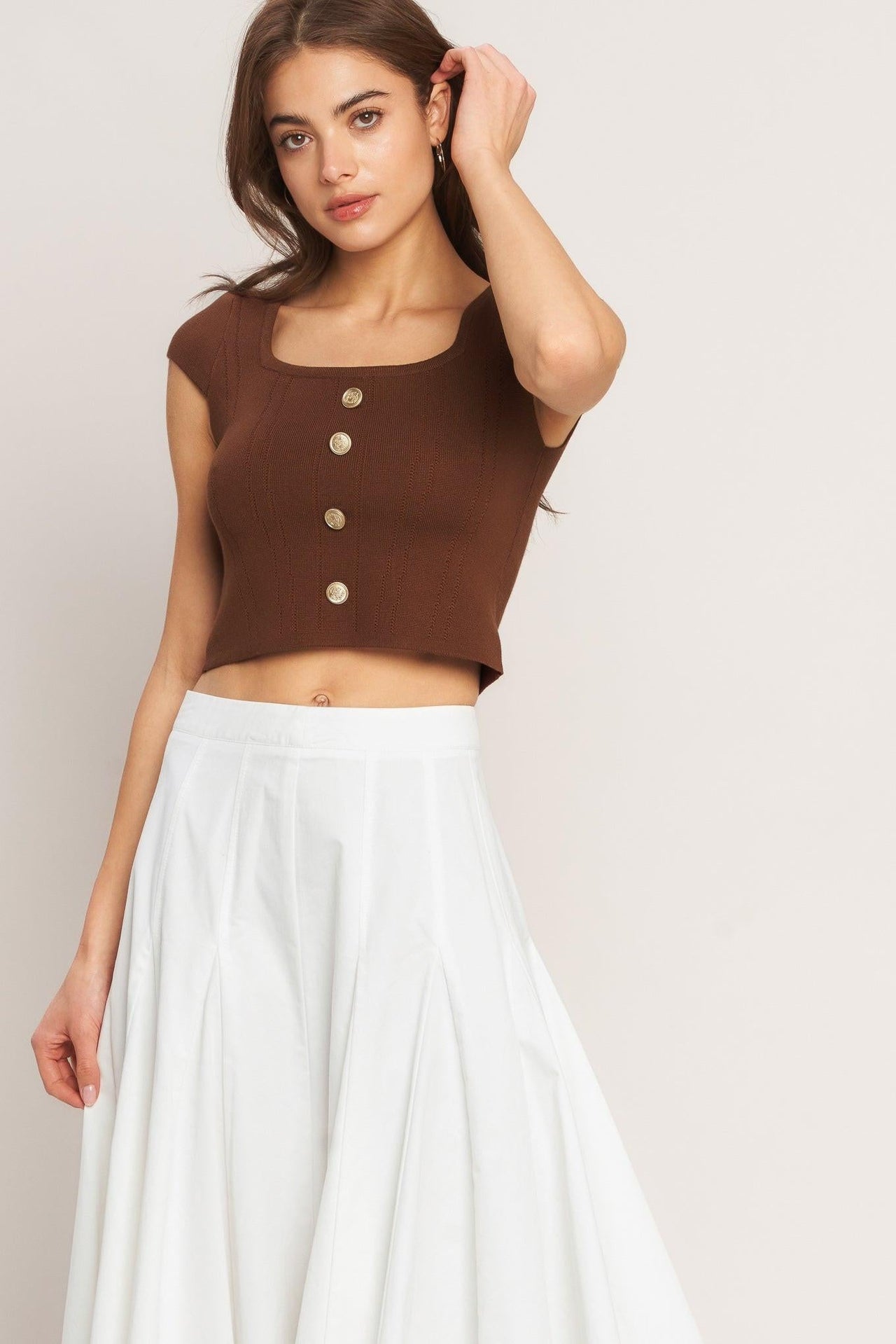 EFFORTLESS FIT SWEATER KNIT TOP
