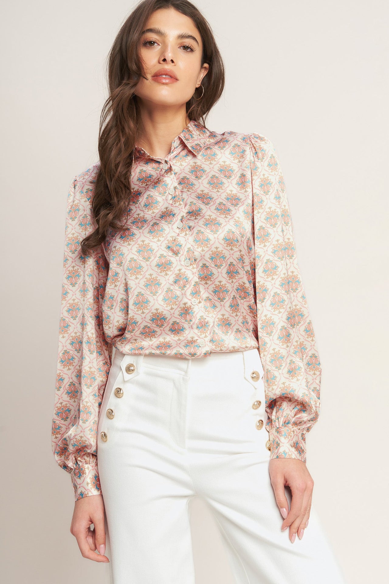 MOROCCAN MUSE WOVEN TOP