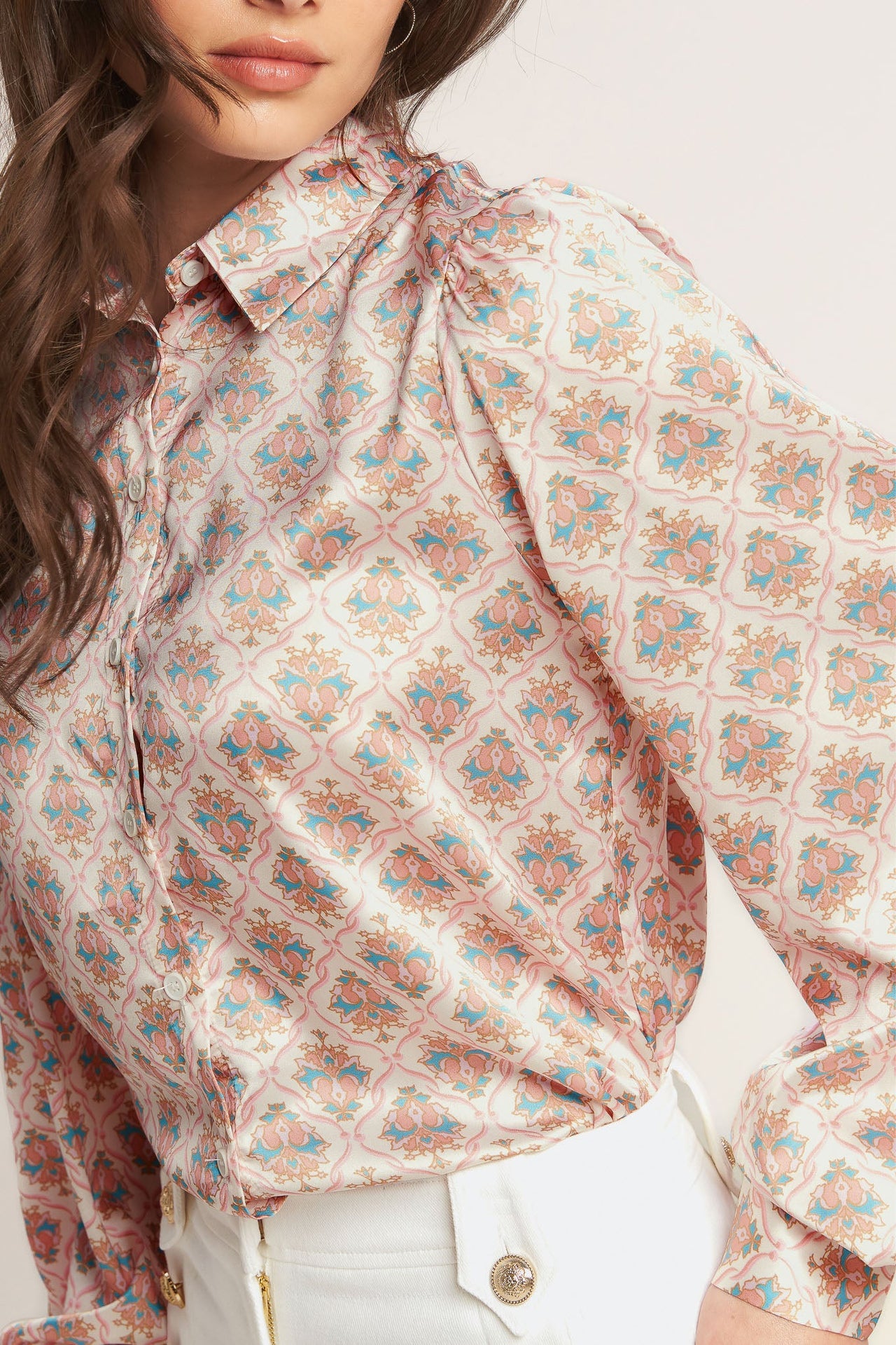 MOROCCAN MUSE WOVEN TOP