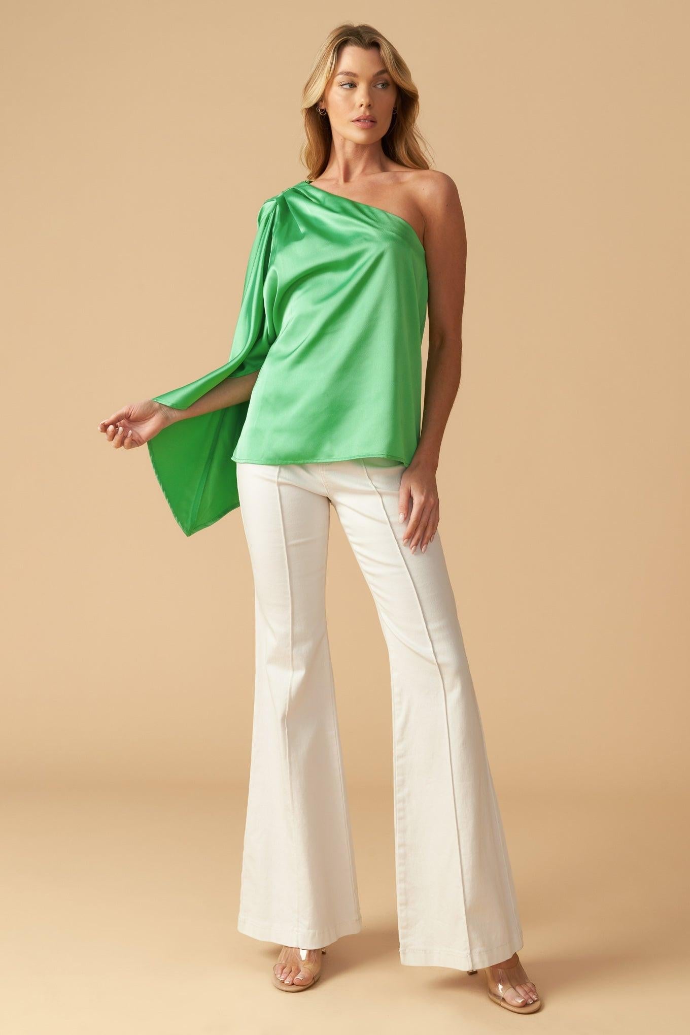 JOYFUL SPIRITS WOVEN TOP