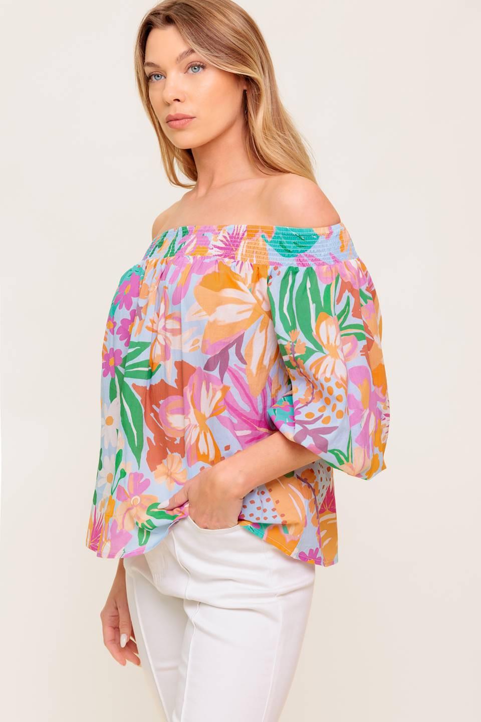 PRECIOUS MOMENT WOVEN TOP