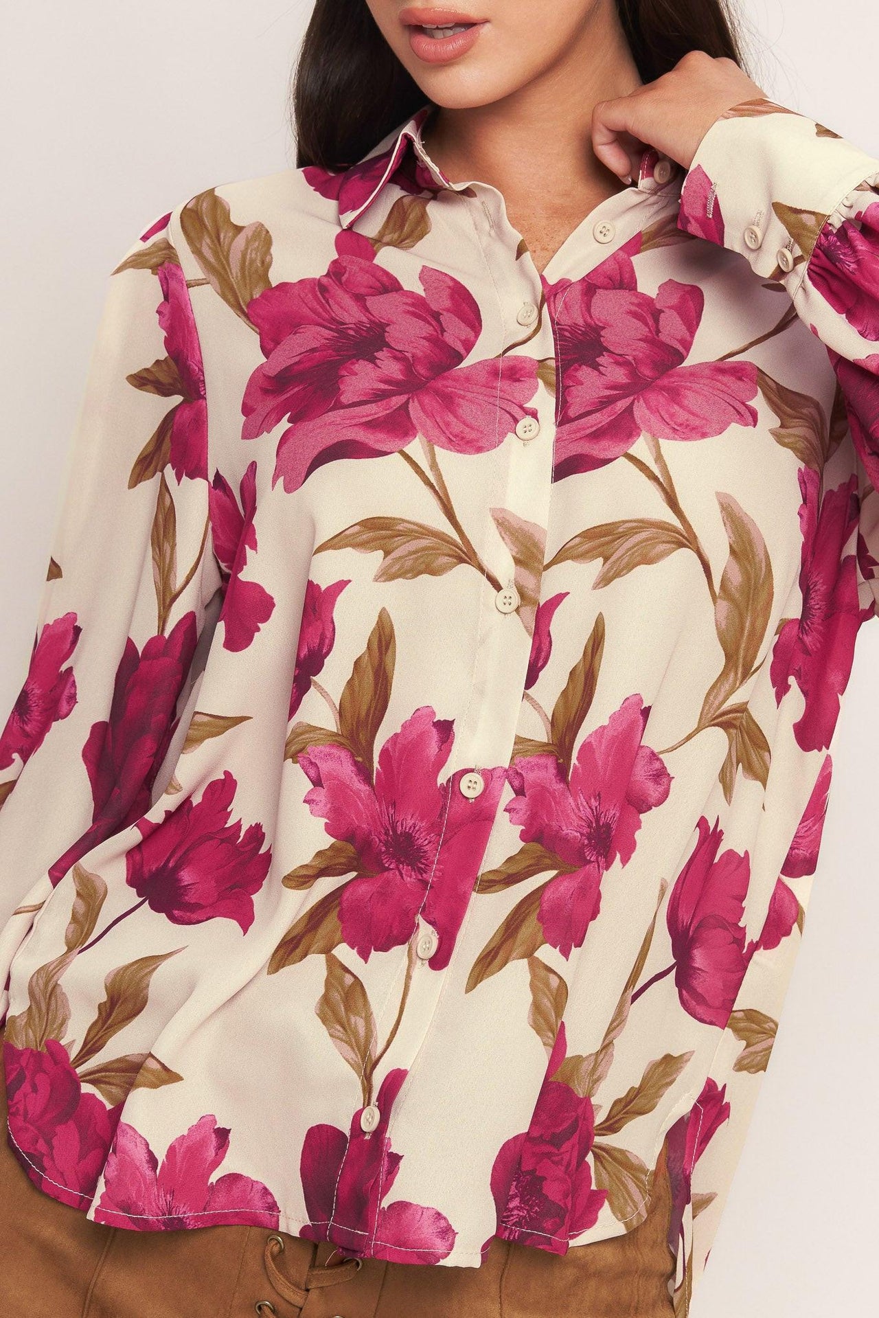 ROSEWOOD RETRO WOVEN TOP