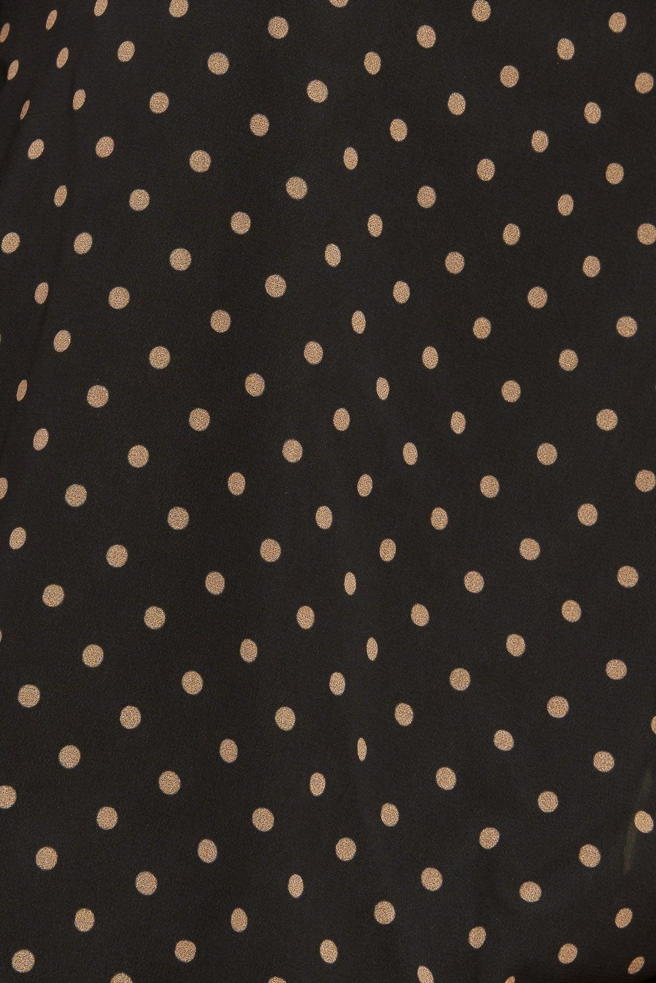 MIDNIGHT DOT CHIC WOVEN TOP