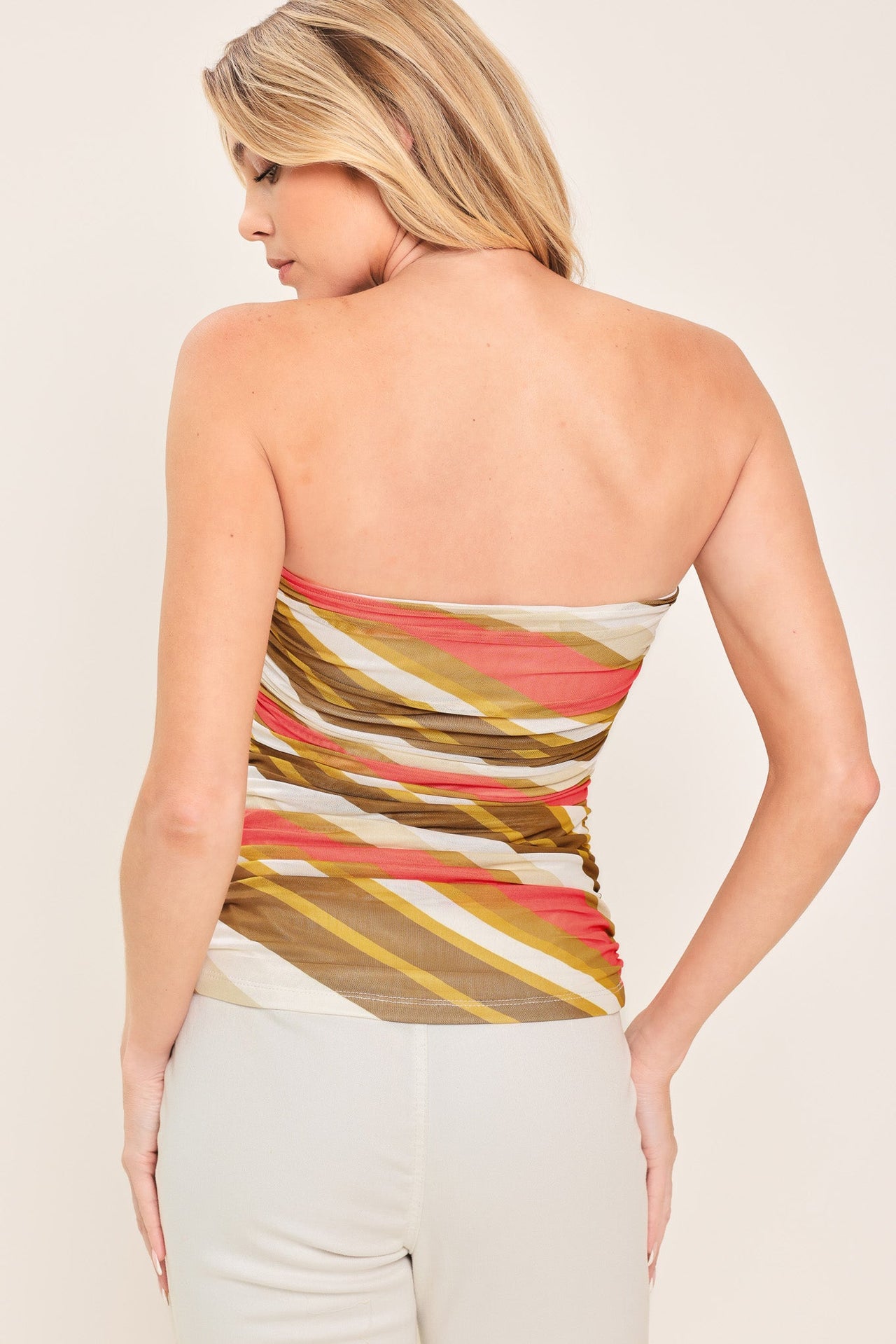SUNKISSED MOOD POWER MESH TUBE TOP