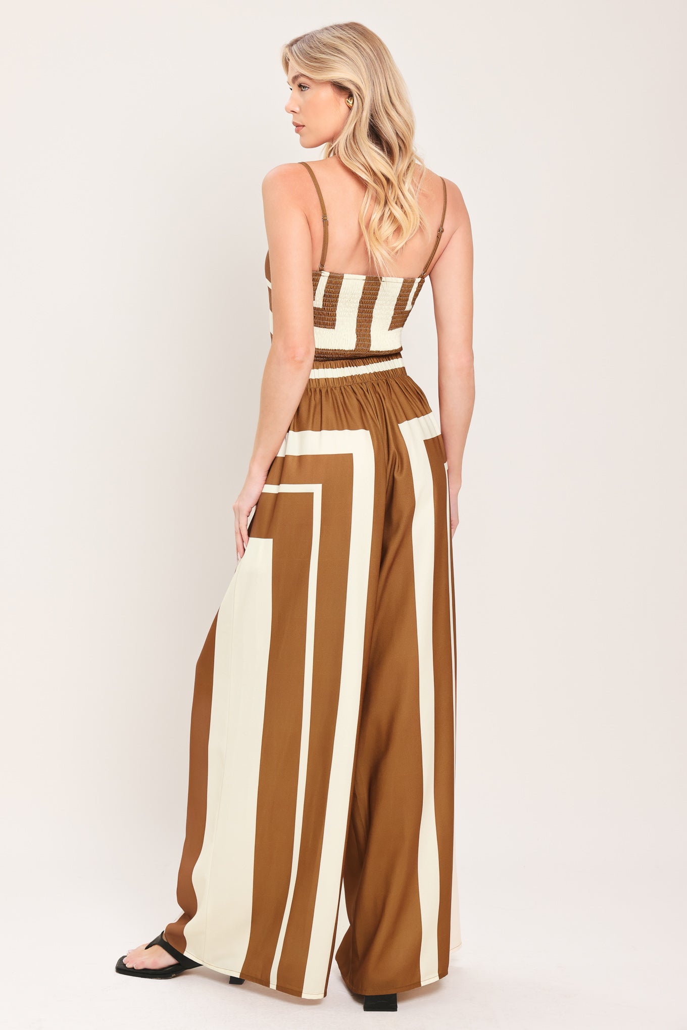 LUXE COAST WOVEN TOP AND PANT SET