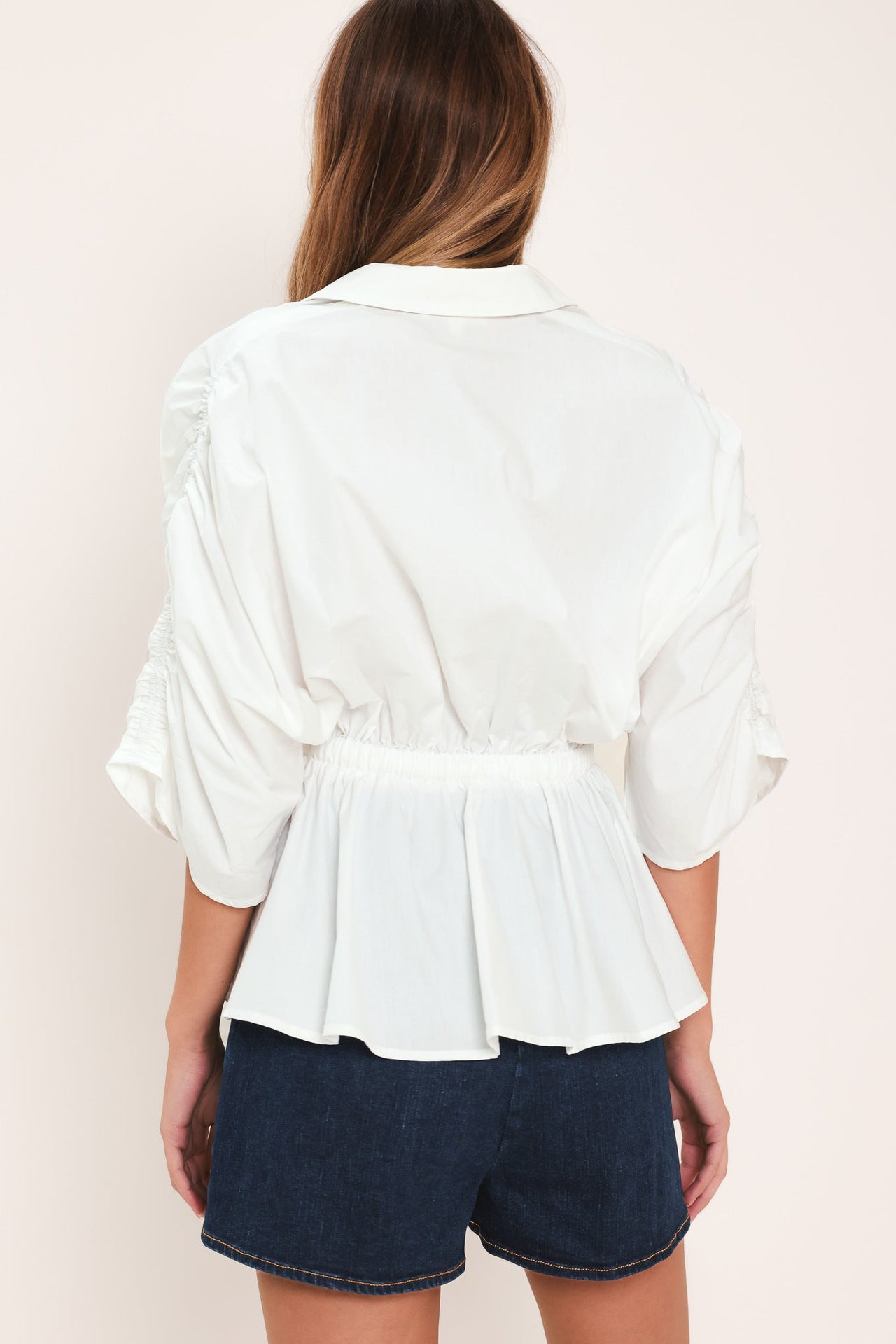 SEASIDE BREEZE WOVEN TOP