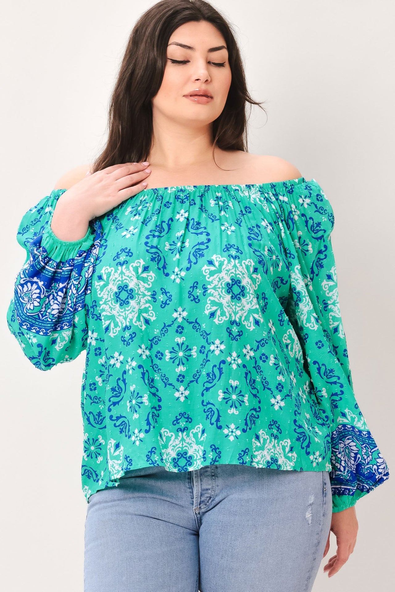 SEND MY LOVE WOVEN TOP
