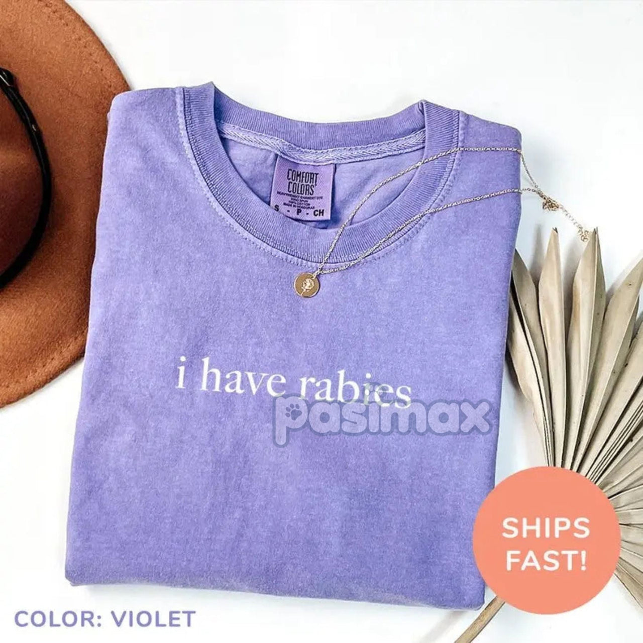 I Have Rabies T-Shirt – Funny Meme Graphic Tee, Humor Streetwear Top for Men & Women