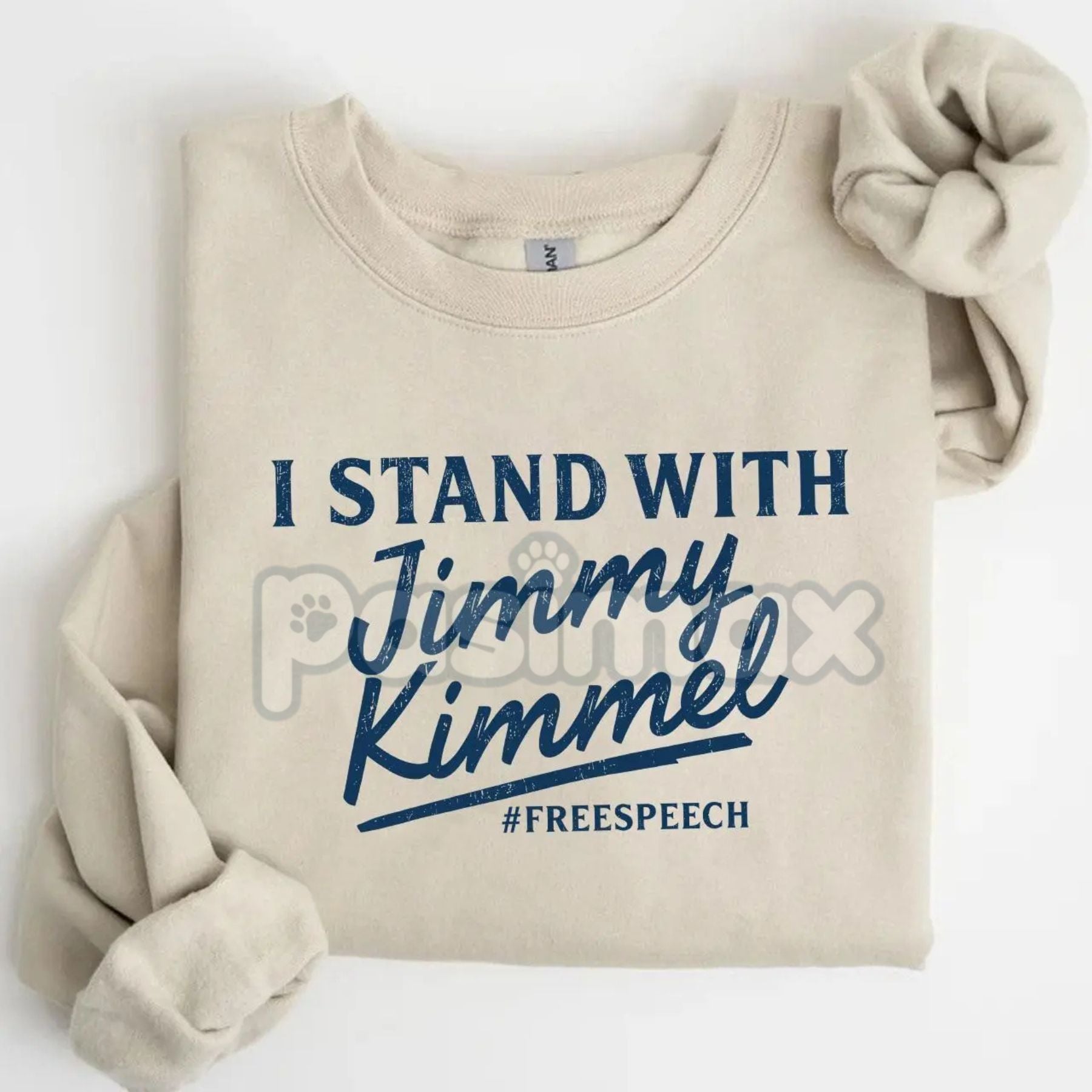 I Stand With Jimmy Kimmel Free Speech Sweatshirt – Advocacy & Comfort Top