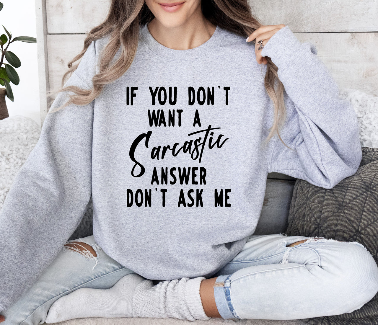 Sarcastic Answer Funny Sarcastic College Humor Edition Ultra Comfort Graphic Sweatshirt
