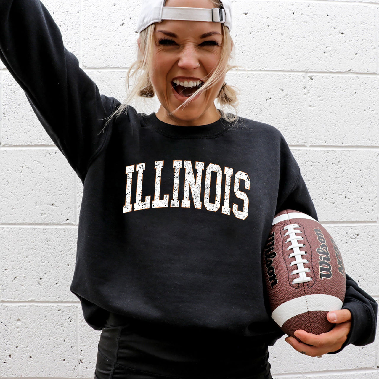 Illinois Football Game Day Tailgate Party Big Game State University Pride Sweatshirt