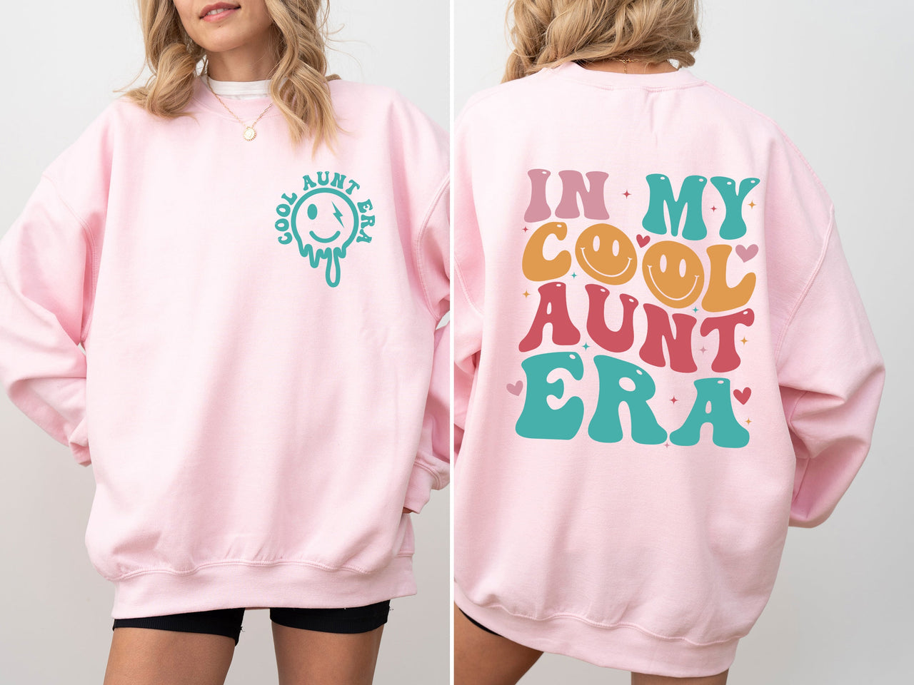 In My Cool Aunt Era, Auntie, Mother's Day Celebration Edition Cozy Fleece Sweatshirt