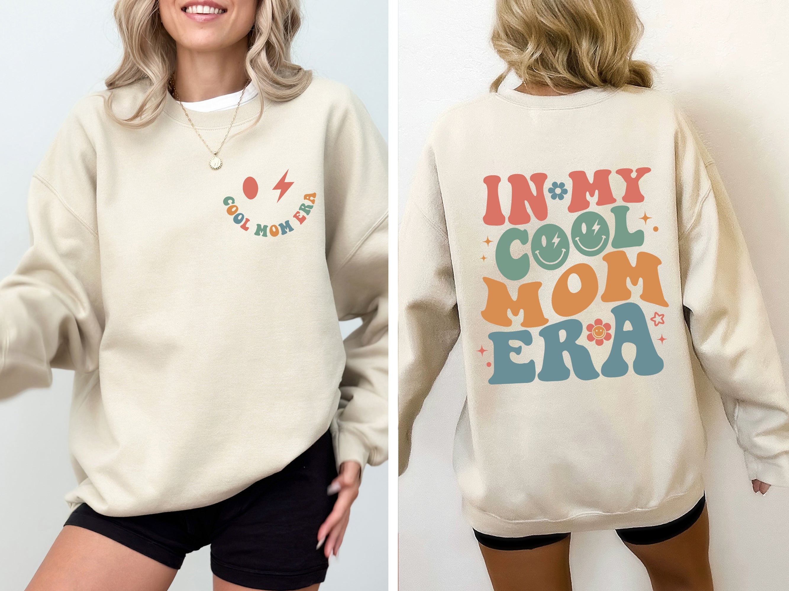 In My Cool Mom Era Mother's Day Cozy Graphic For Stylish Moms Everywhere Sweatshirt