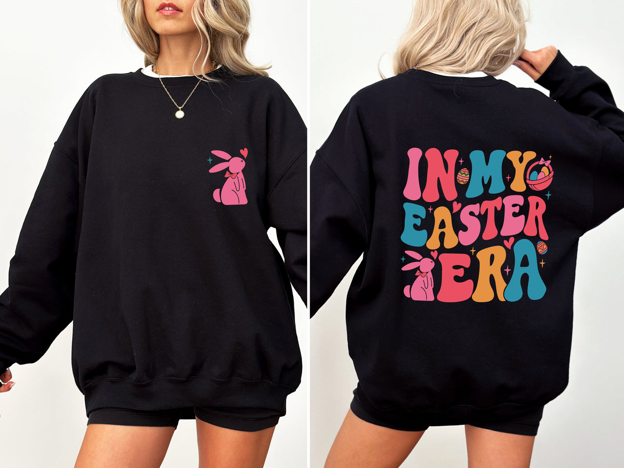 In My Easter Era Bunny Rabbit Festive Easter Celebration Of Springtime Charm And Cozy Comfort Sweatshirt